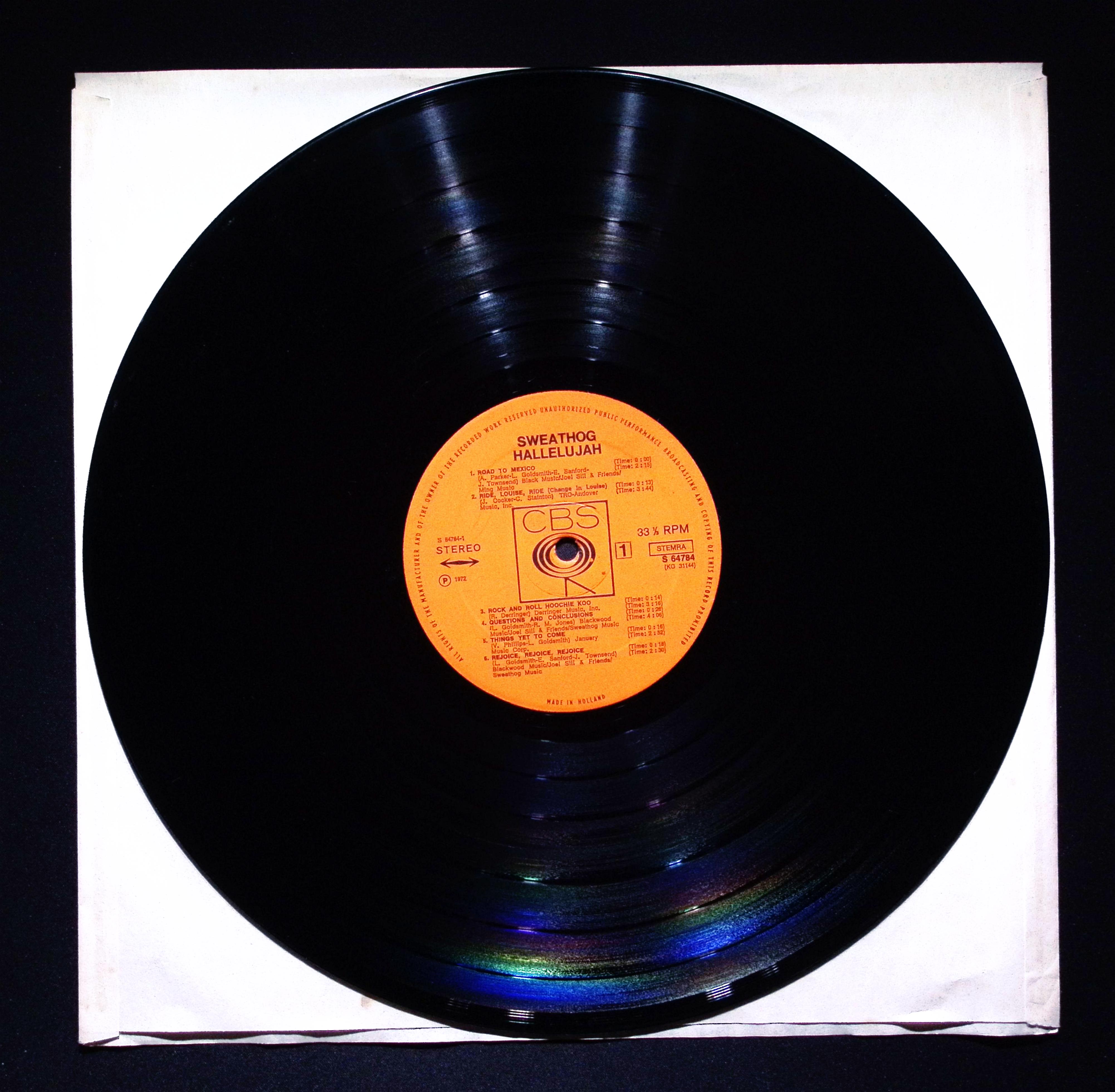 Sweathog Hallelujah 1972 CBS S 64784 Holland Import Hard Rock Soul LP — image 4