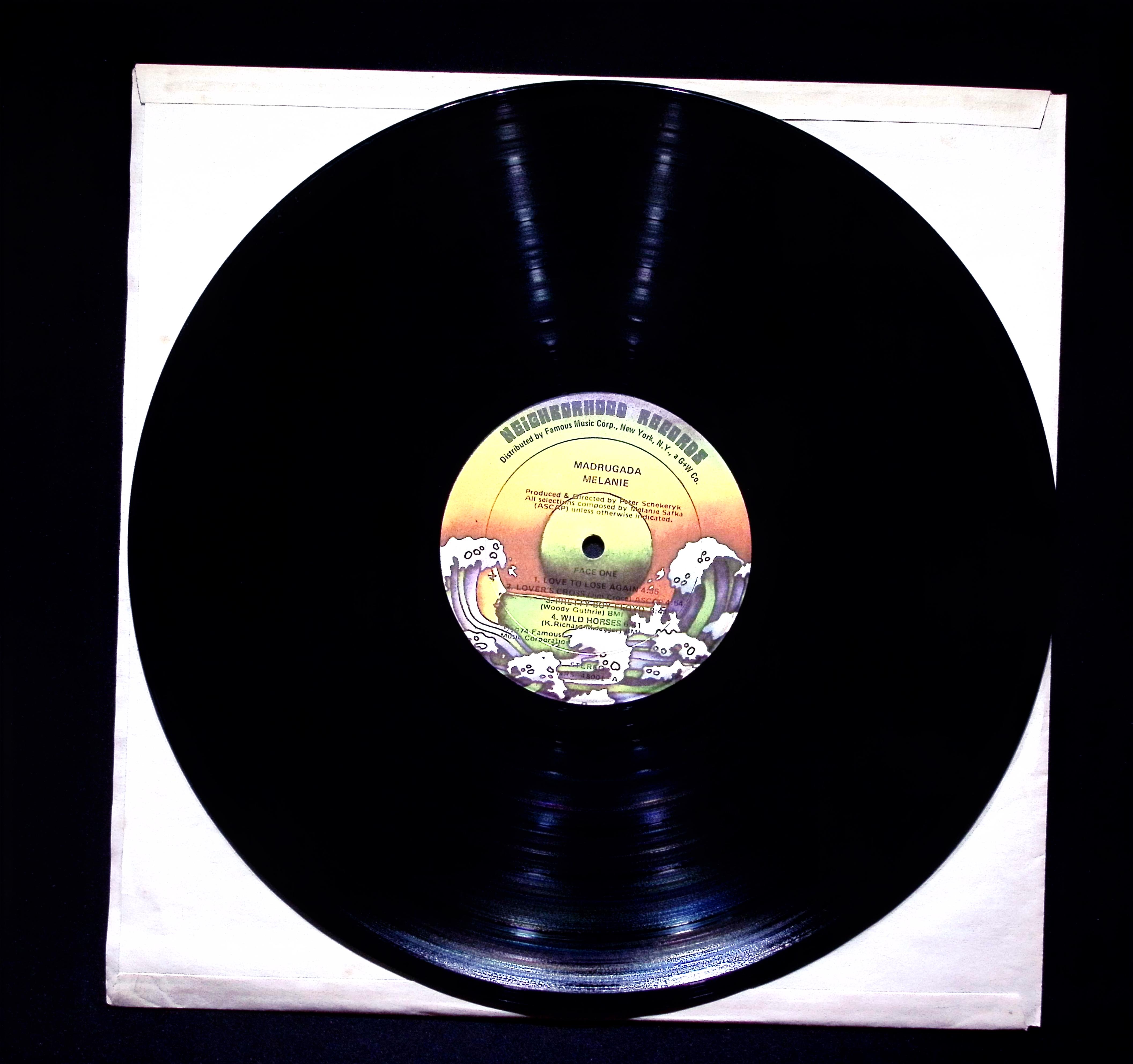 Melanie - Madrugada 12" LP 1974 NRS 48001 Folk, World, & Country — image 2