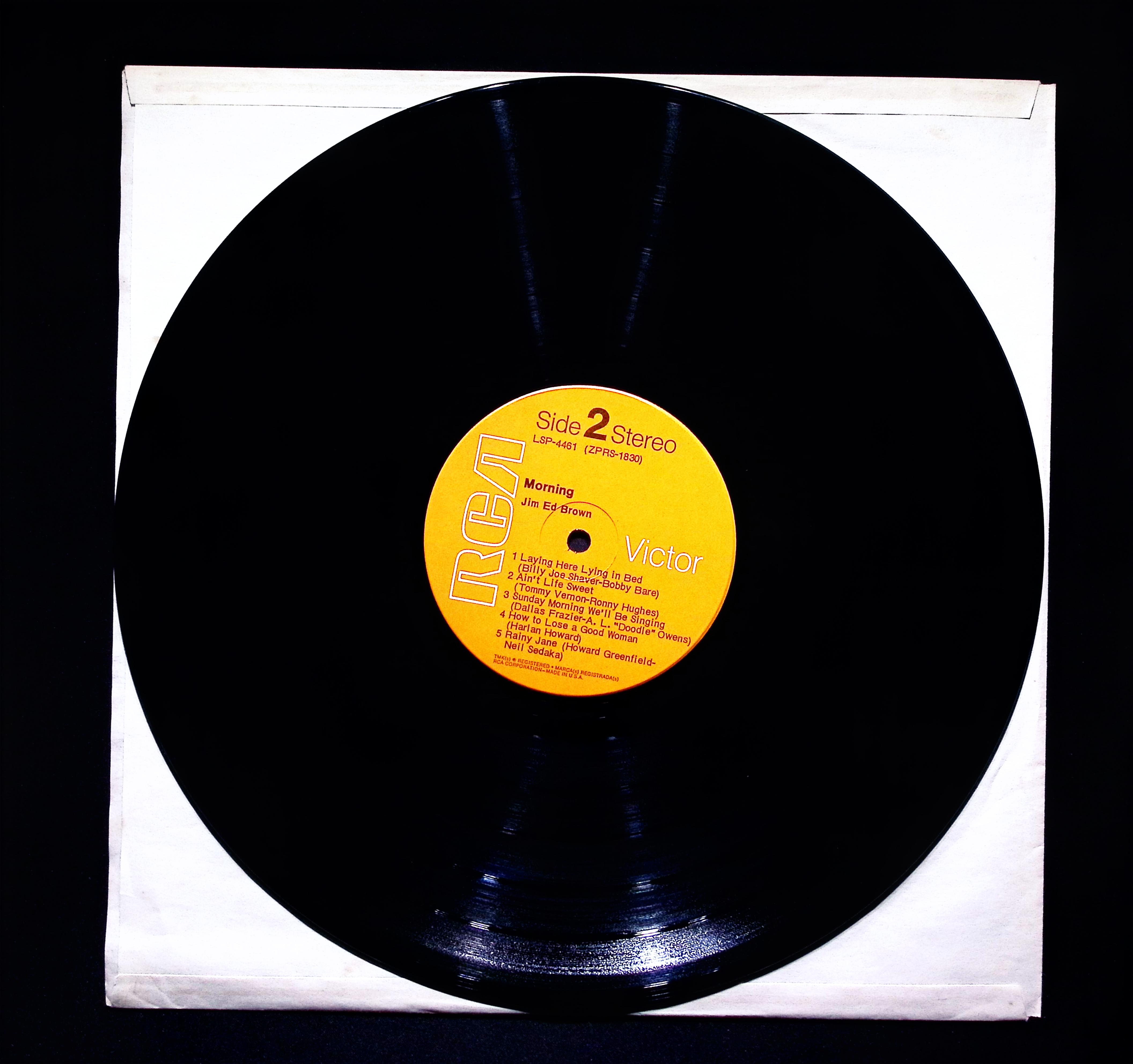 Jim Ed Brown Morning 12" LP 1971 LSP-4461 Pop — image 2
