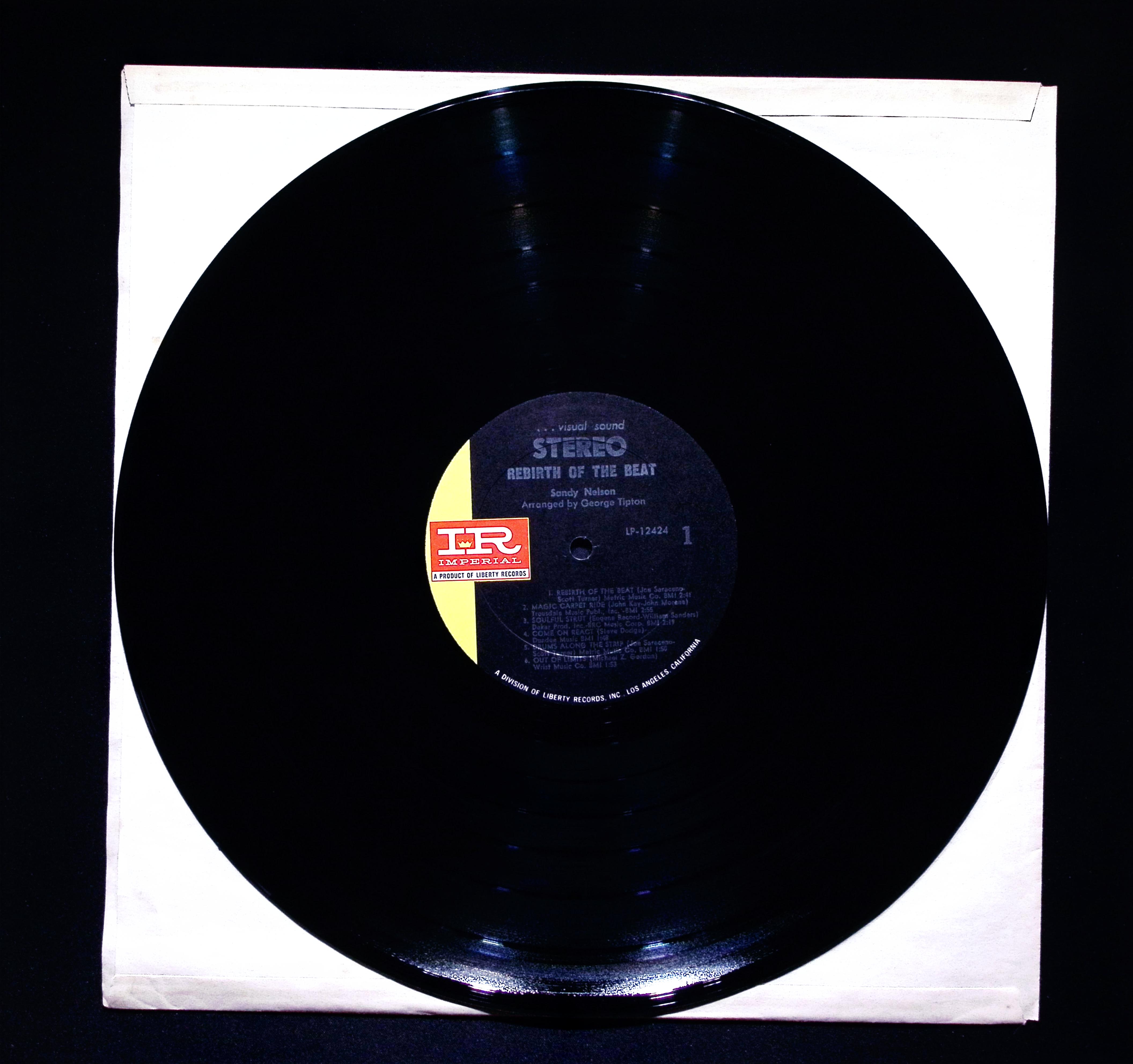 Sandy Nelson Rebirth Of The Beat 12" LP 1969 LP-12424 Rock — image 4