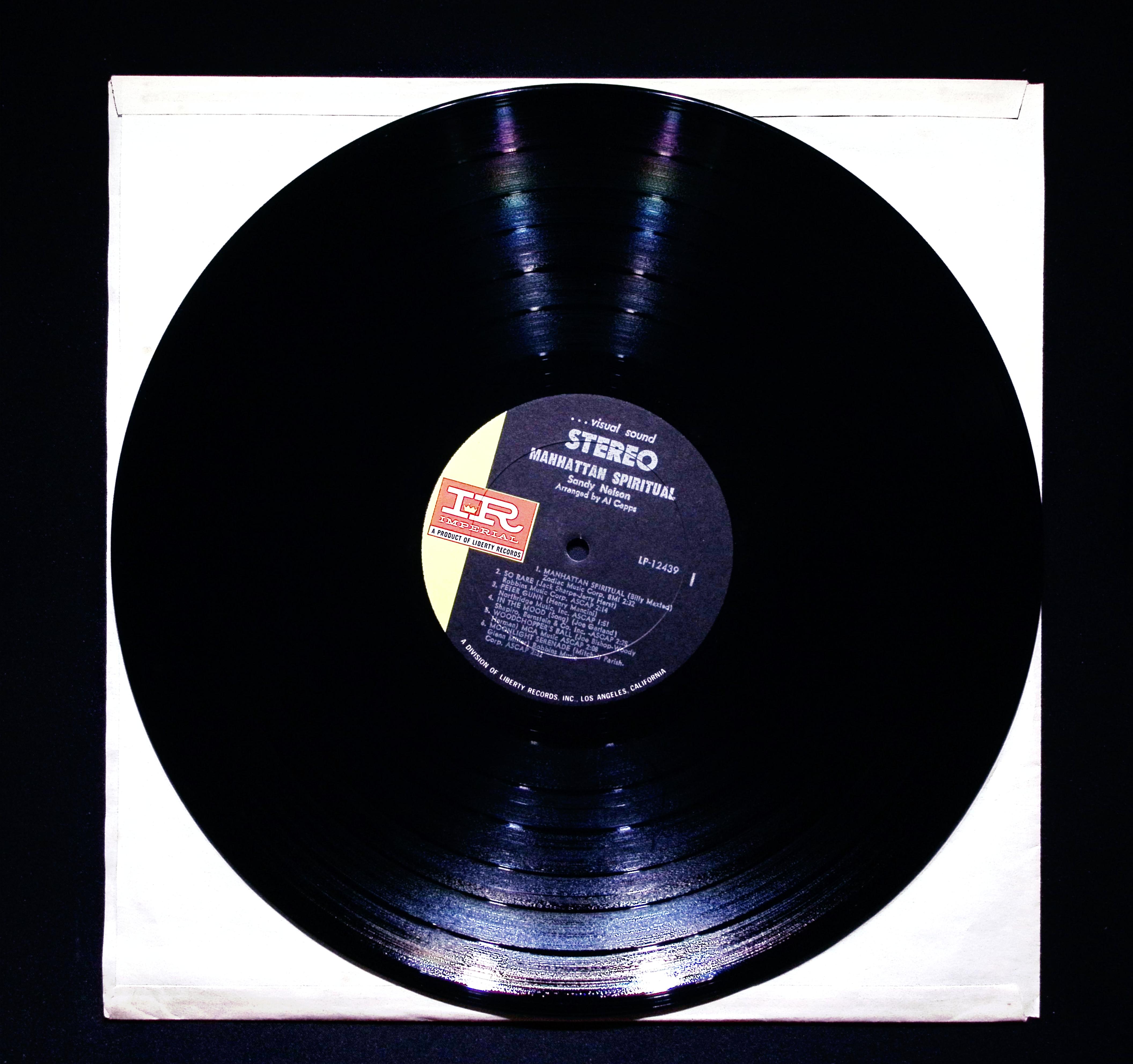 Sandy Nelson Manhattan Spiritual 12" LP 1969 LP-12439 Jazz — image 4