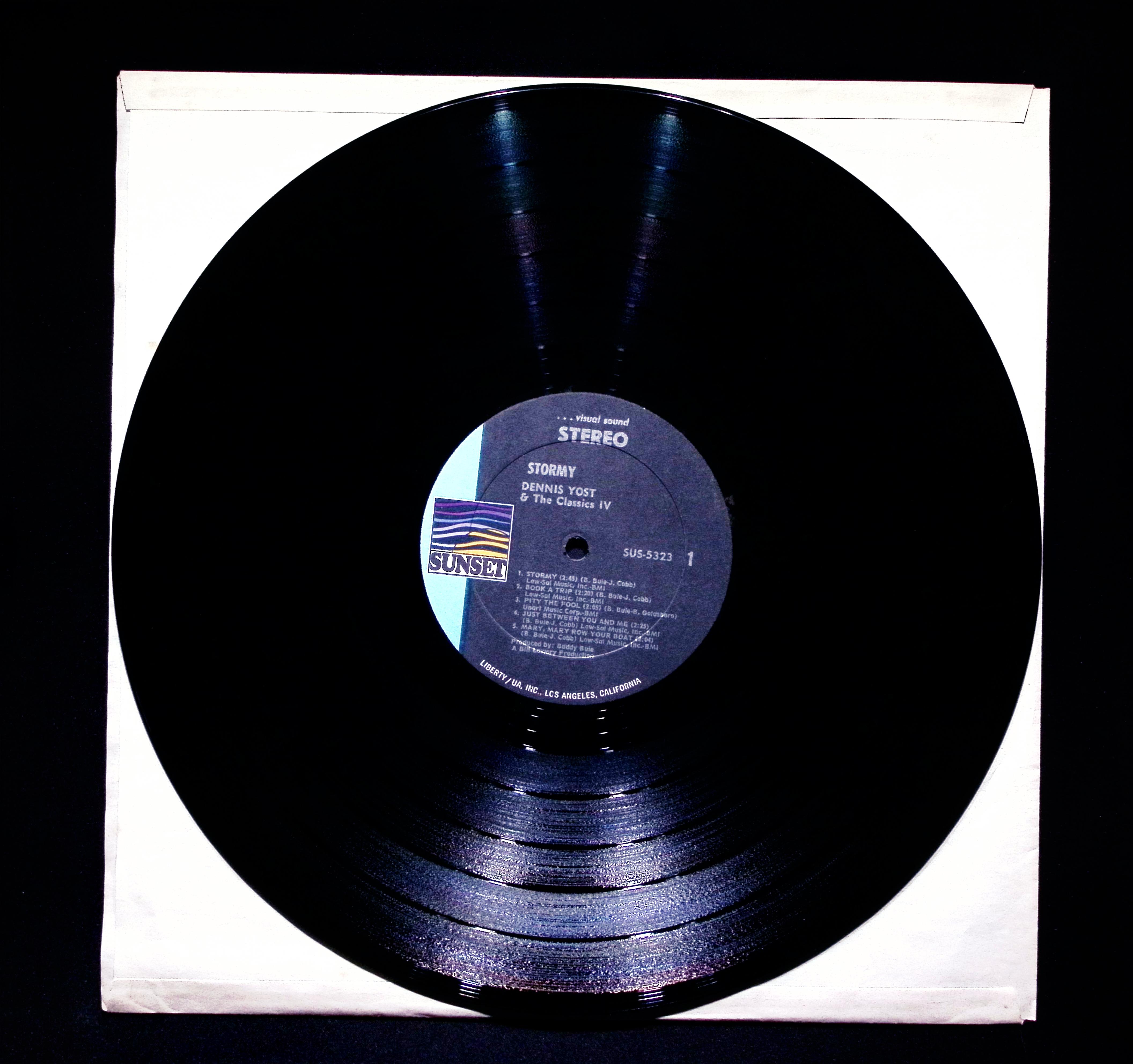 Dennis Yost Stormy 12" LP 1970 SUS-5323 Rock — image 2