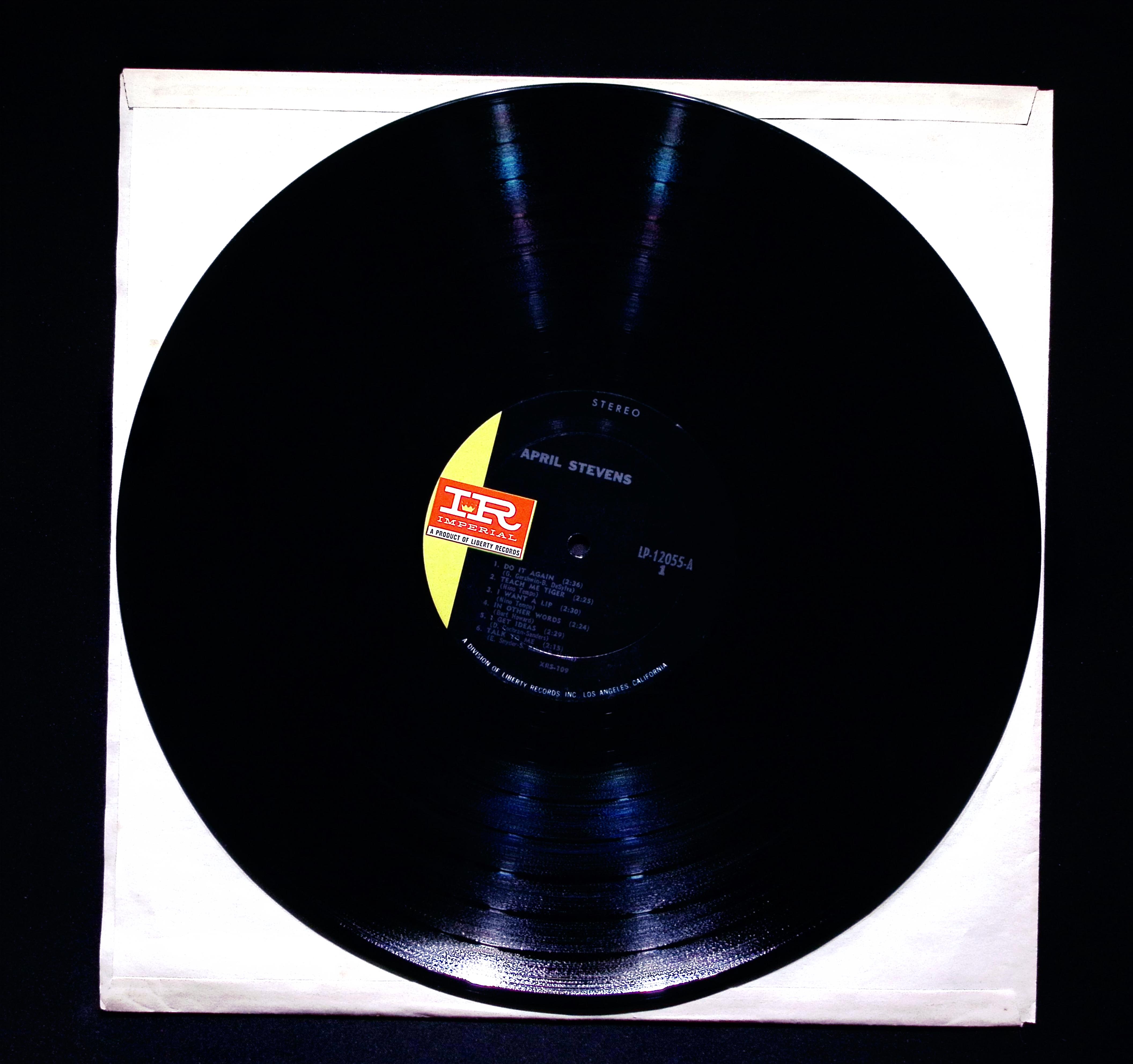 April Stevens Teach Me Tiger! 12" LP 1967 LP-12055 Jazz — image 2