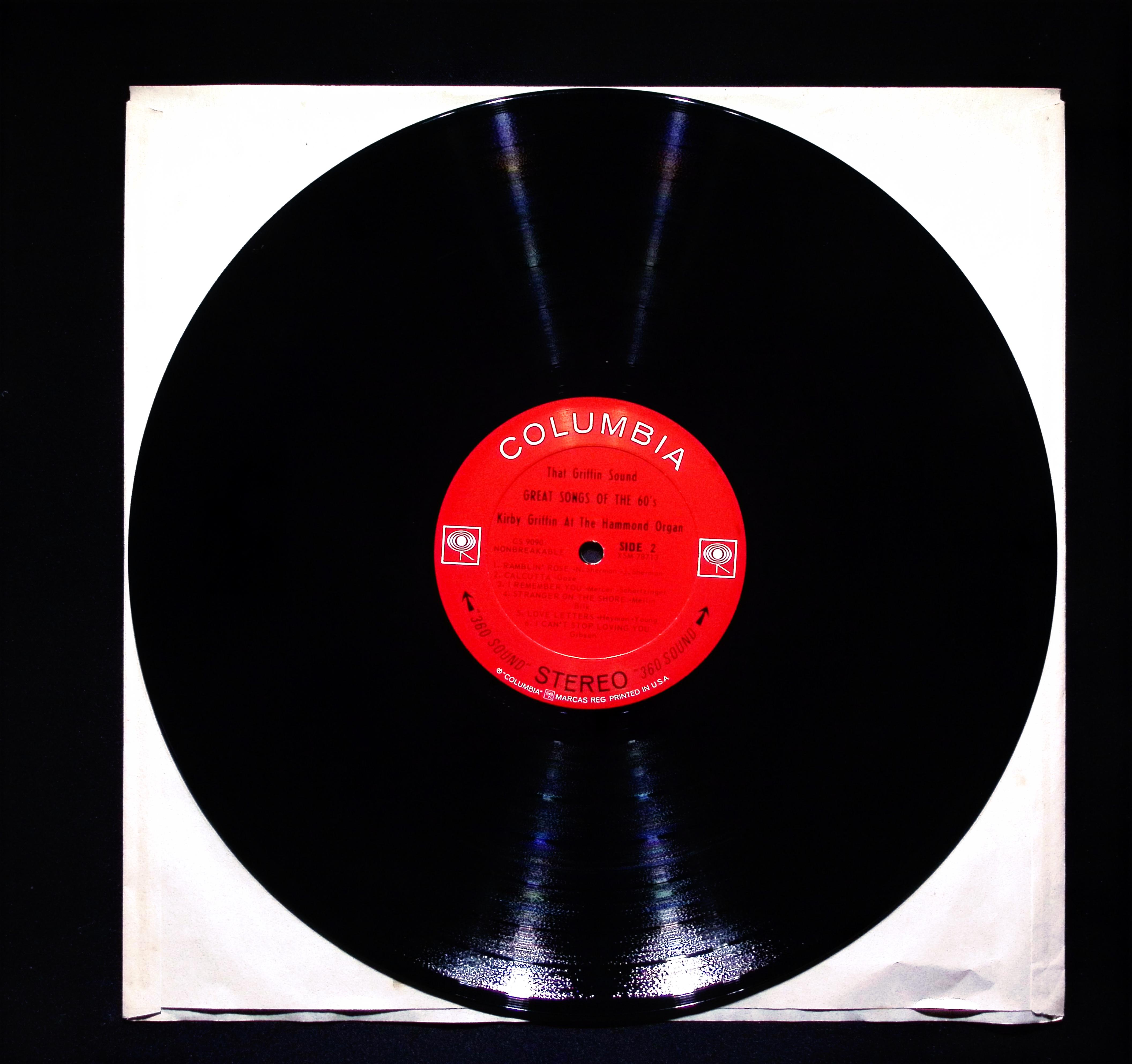 Kirby Griffin Great Songs Of The 60's 12" LP 1965 CS 9090 Pop — image 2