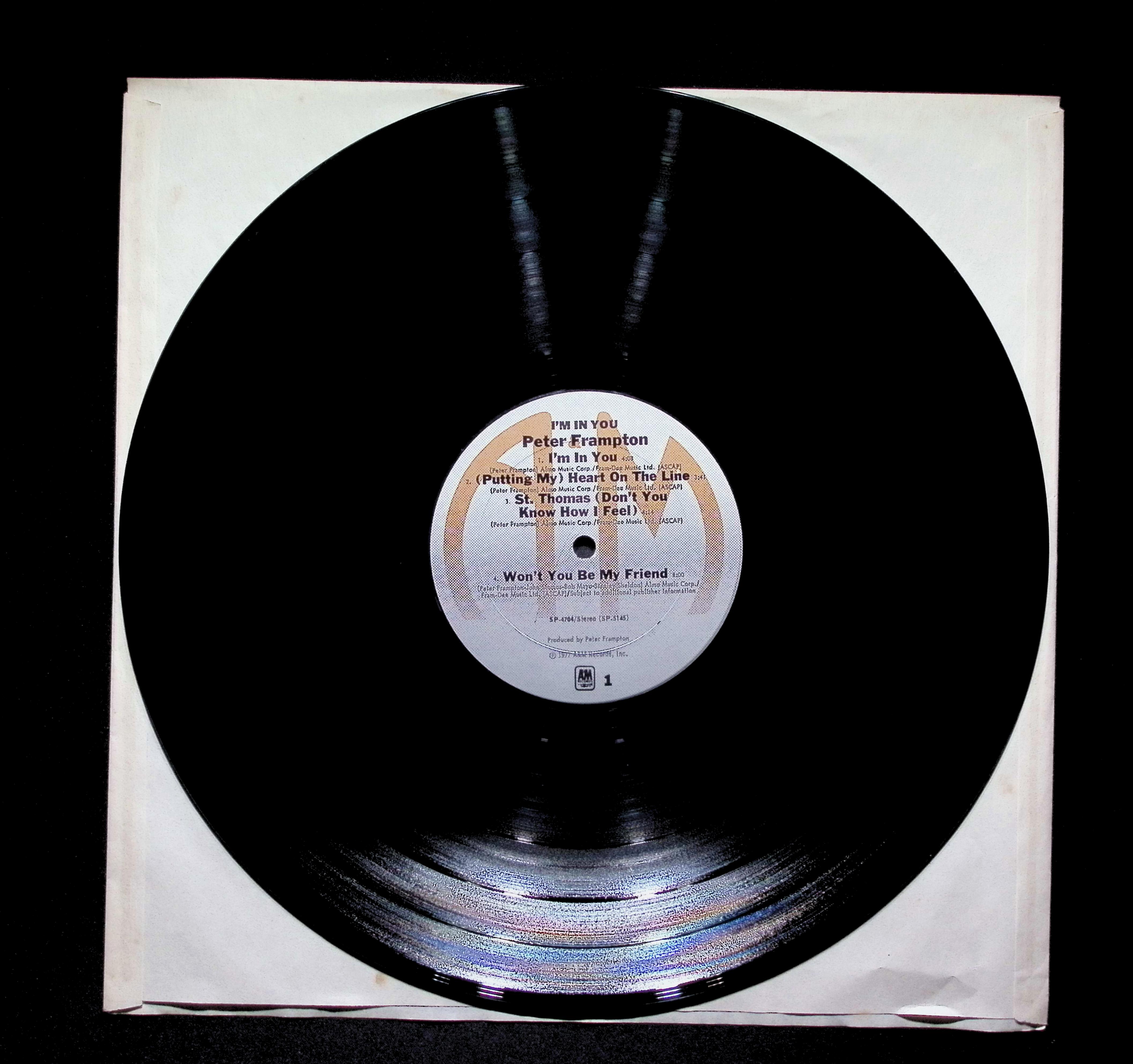 Peter Frampton I'm In You 12" LP 1977 SP 4704 Rock — image 4