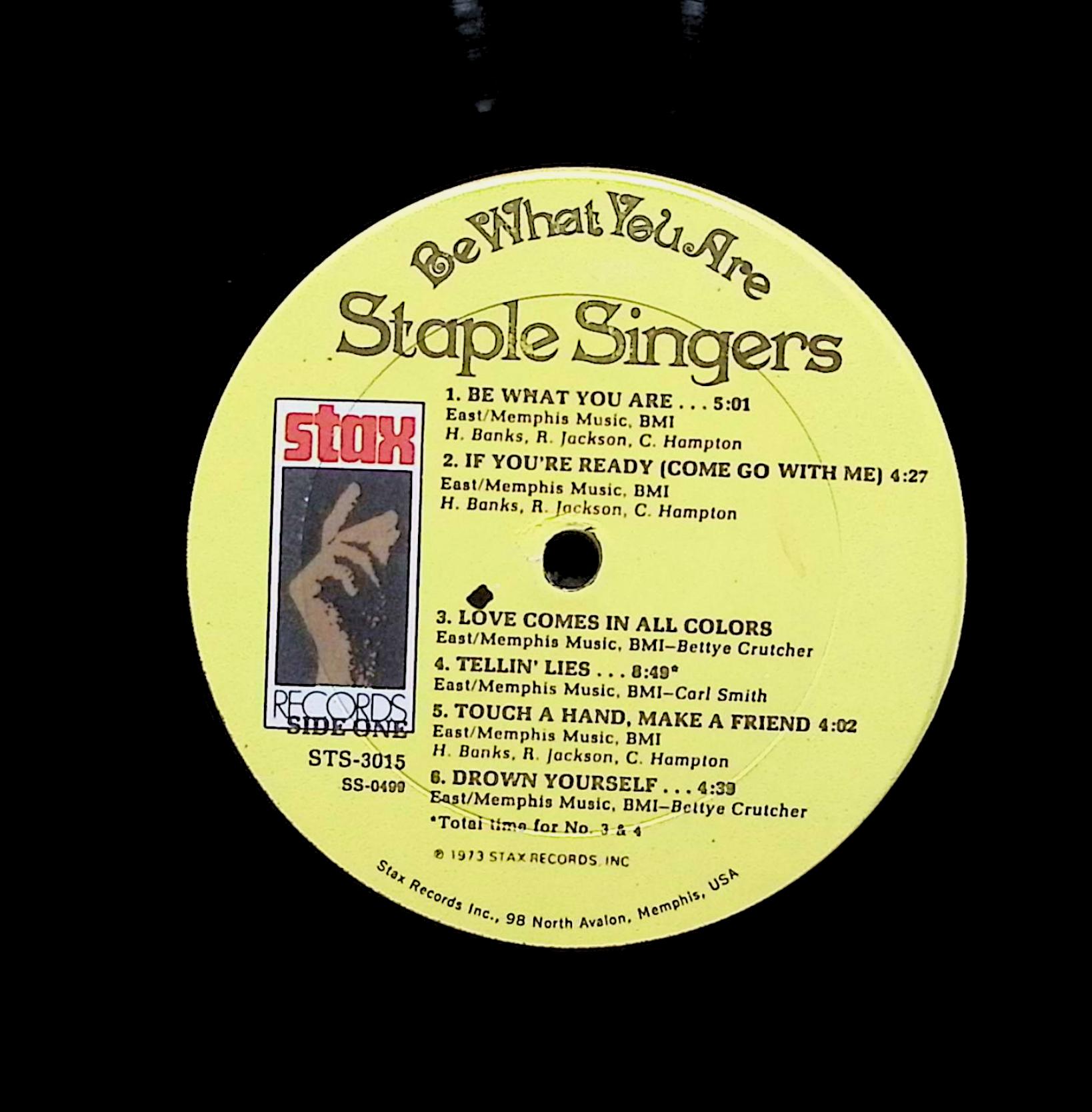 The Staple Singers Be What You Are 12" LP 1973 STS-3015 Funk / Soul — image 3