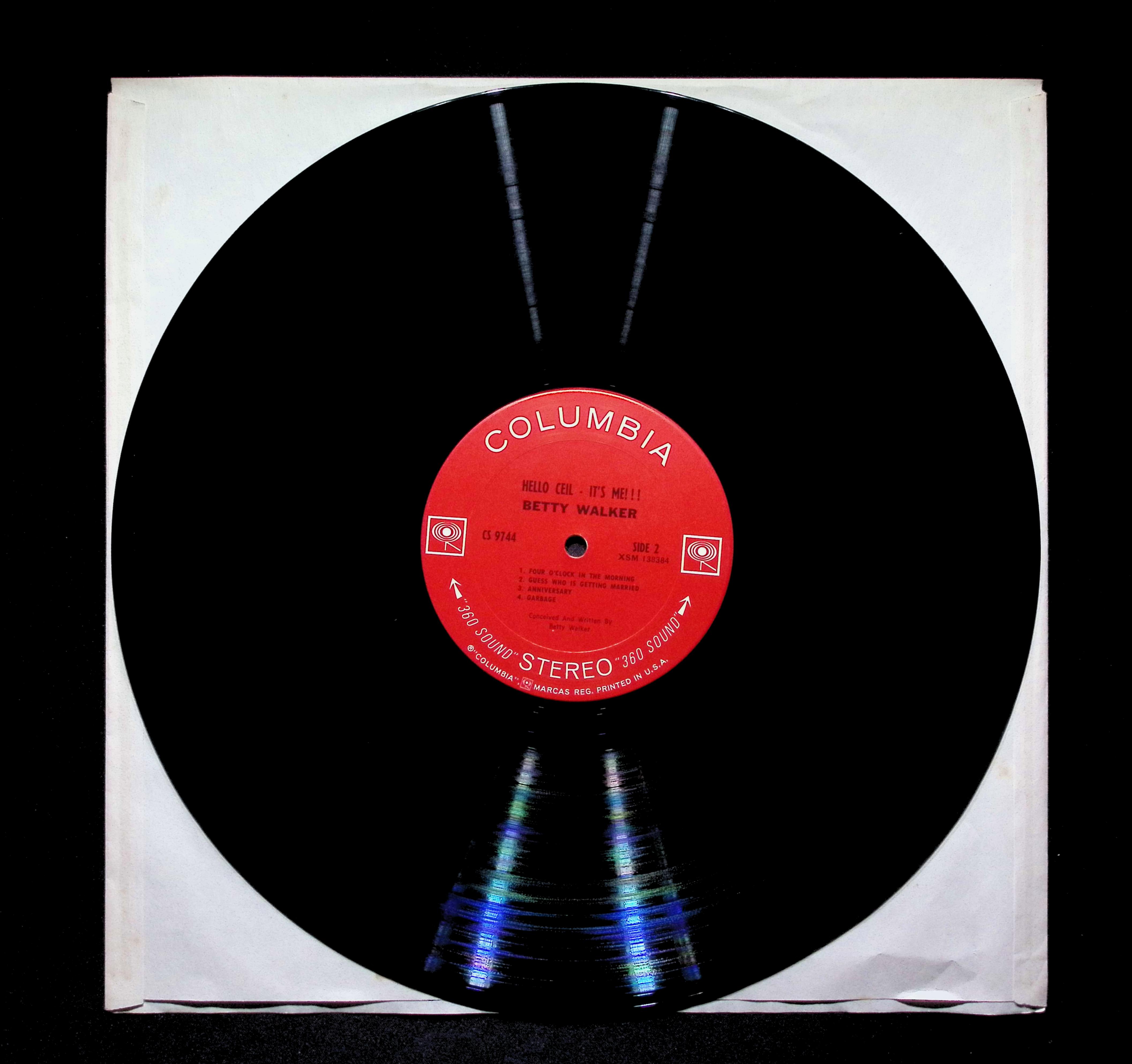 Betty Walker Hello, Ceil - It's Me!!! 12" LP 1969 CS 9744 Non-Music — image 4