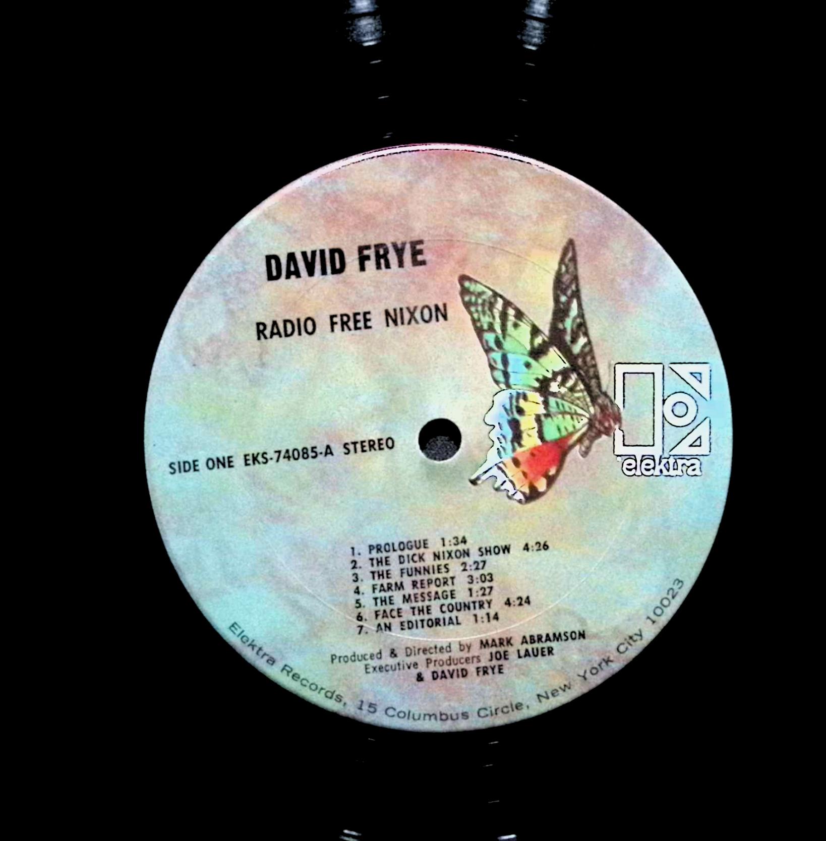 David Frye Radio Free Nixon 12" LP 1971 EKS-74085 Non-Music — image 3