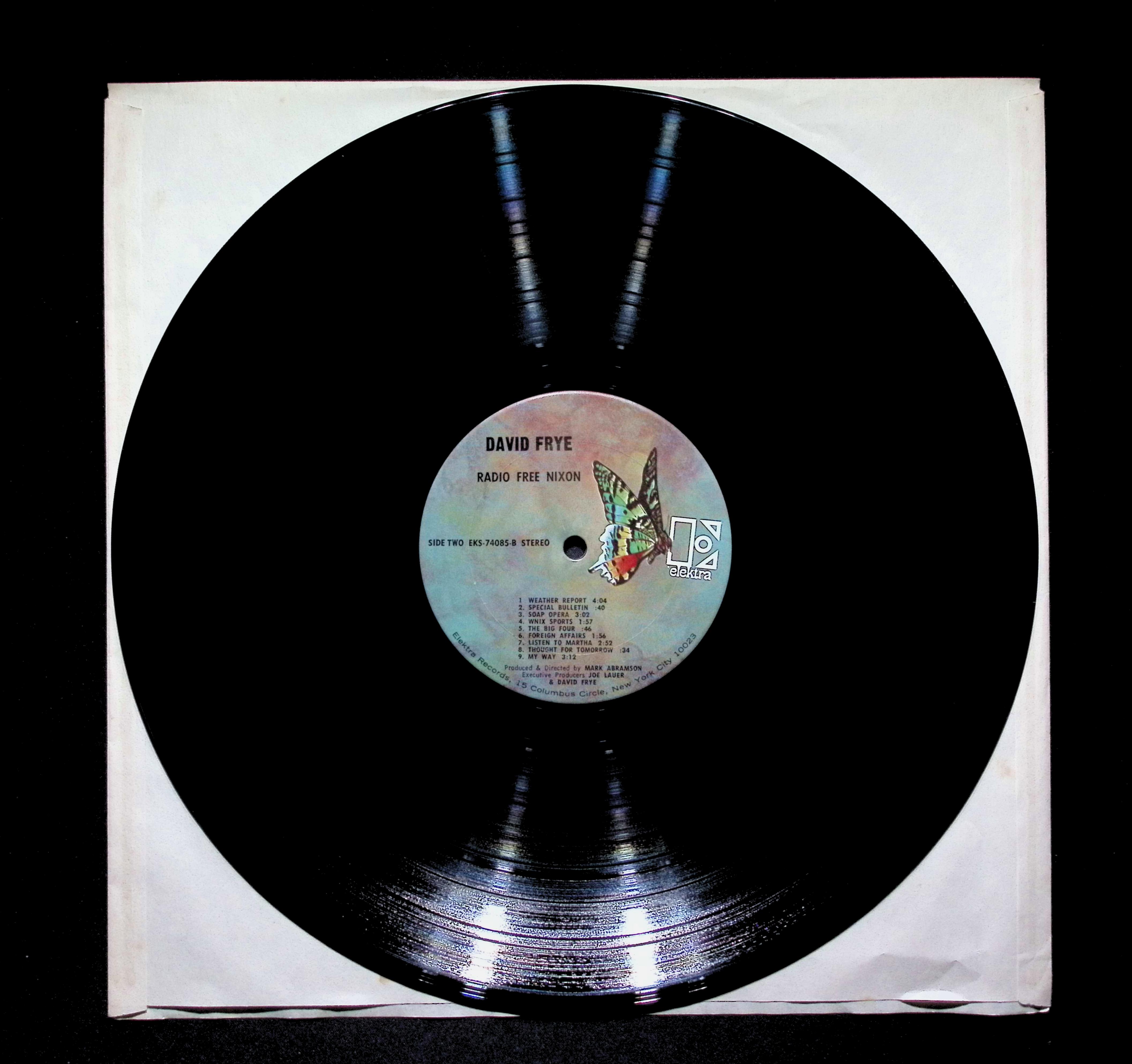 David Frye Radio Free Nixon 12" LP 1971 EKS-74085 Non-Music — image 4