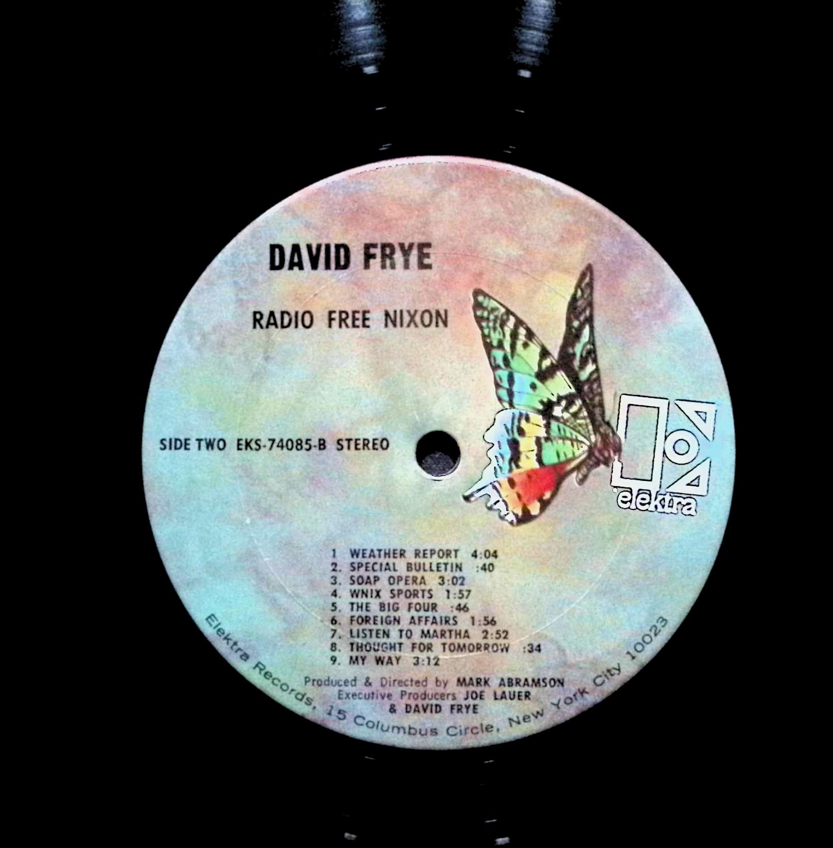 David Frye Radio Free Nixon 12" LP 1971 EKS-74085 Non-Music — image 5