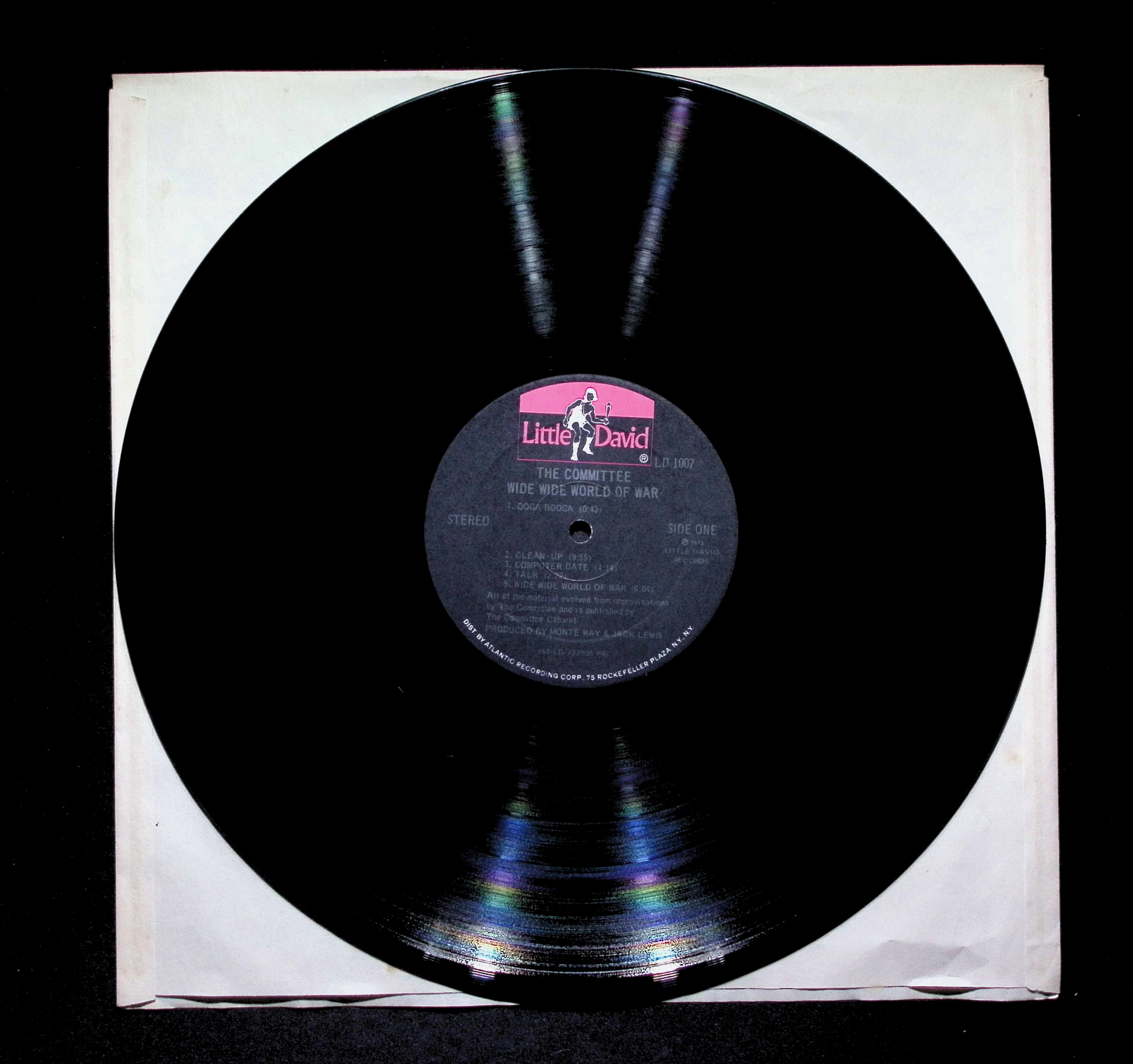 The Committee Wide Wide World Of War 1973 Little David LD 1007 Satire Comedy LP — image 2