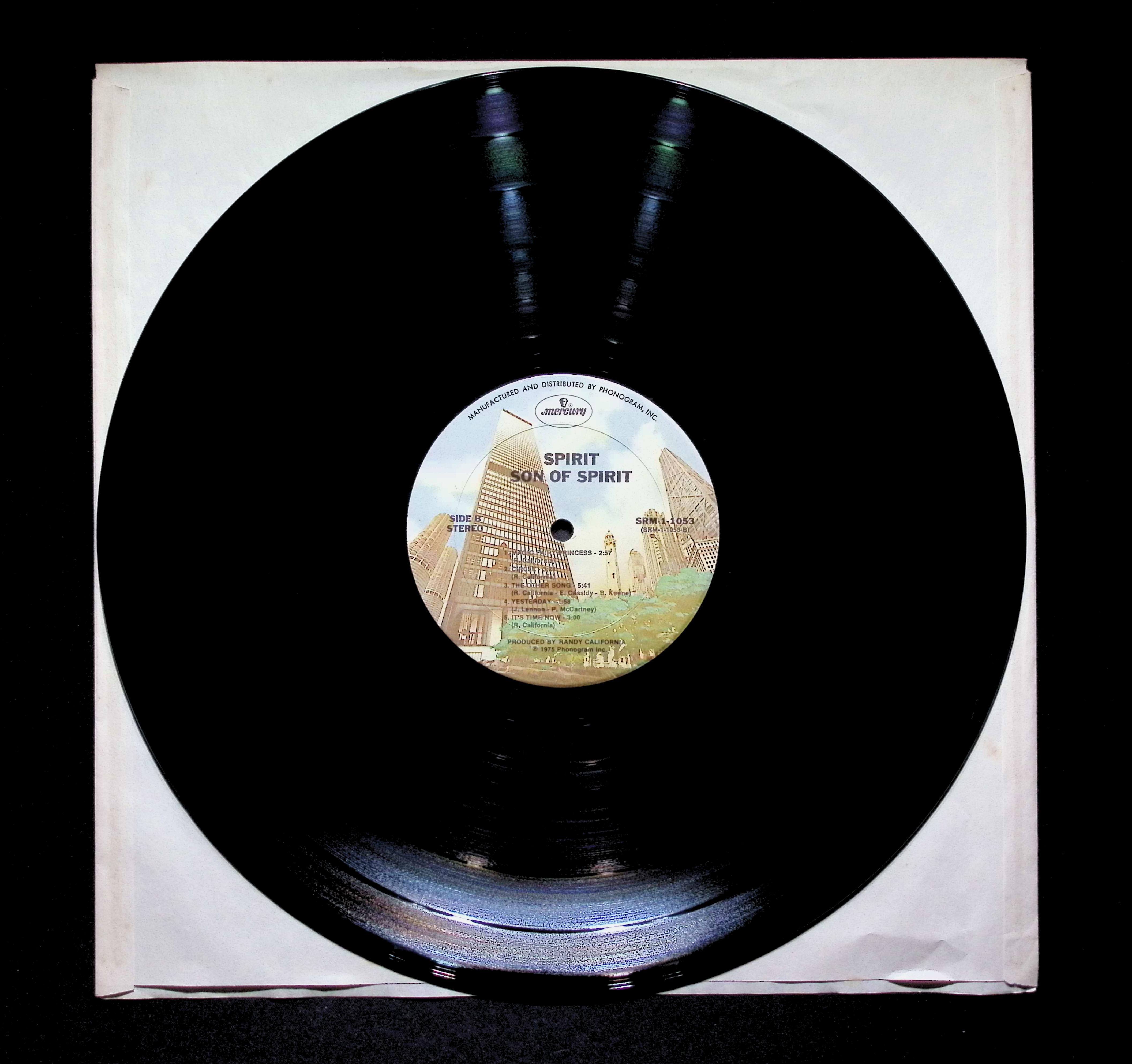 Spirit-Son Of Spirit 12" LP 1975 SRM-1-1053 Rock — image 4