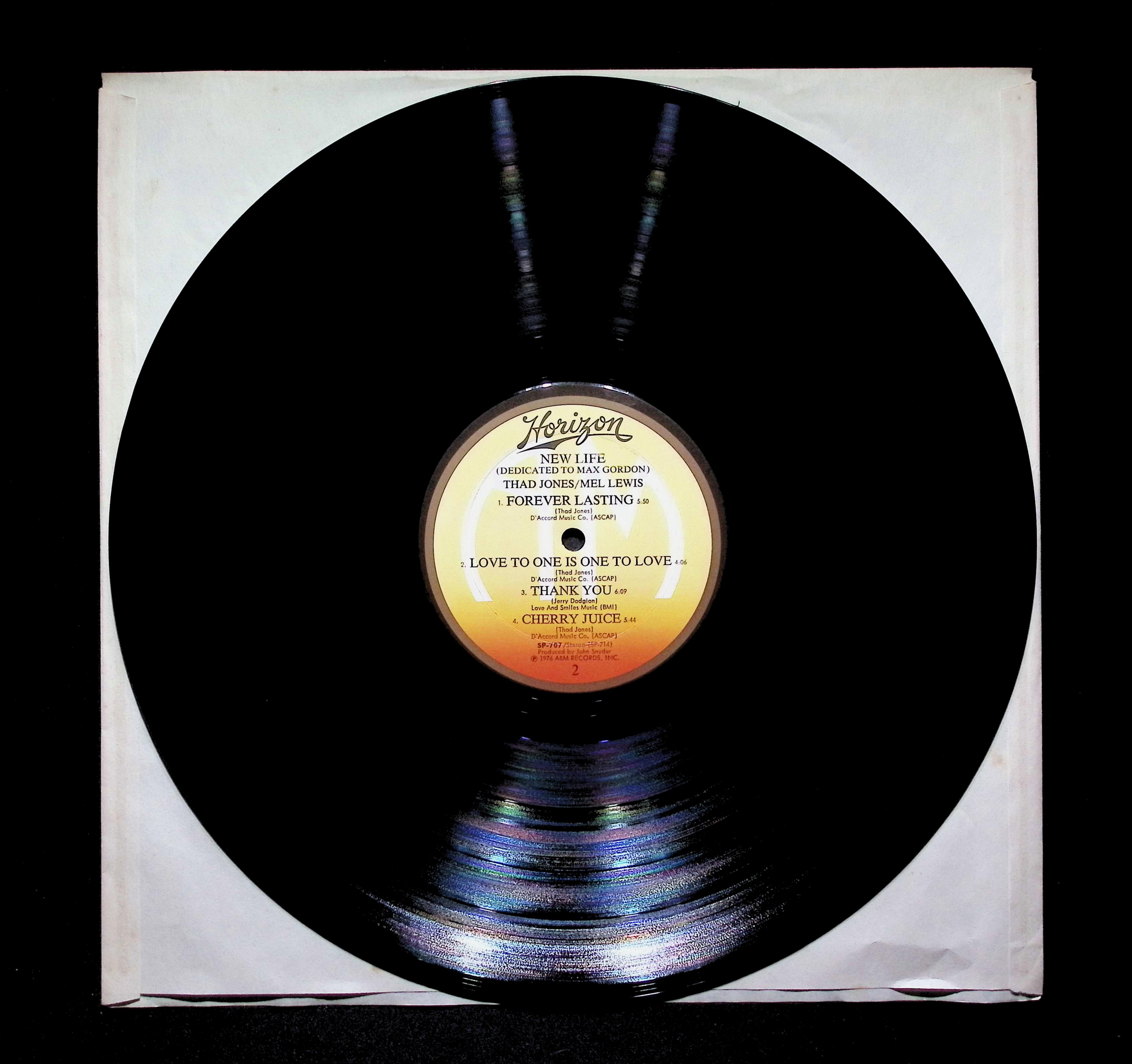 Thad Jones & Mel Lewis New Life (Dedicated To Max Gordon) 12" LP 1976 — image 4