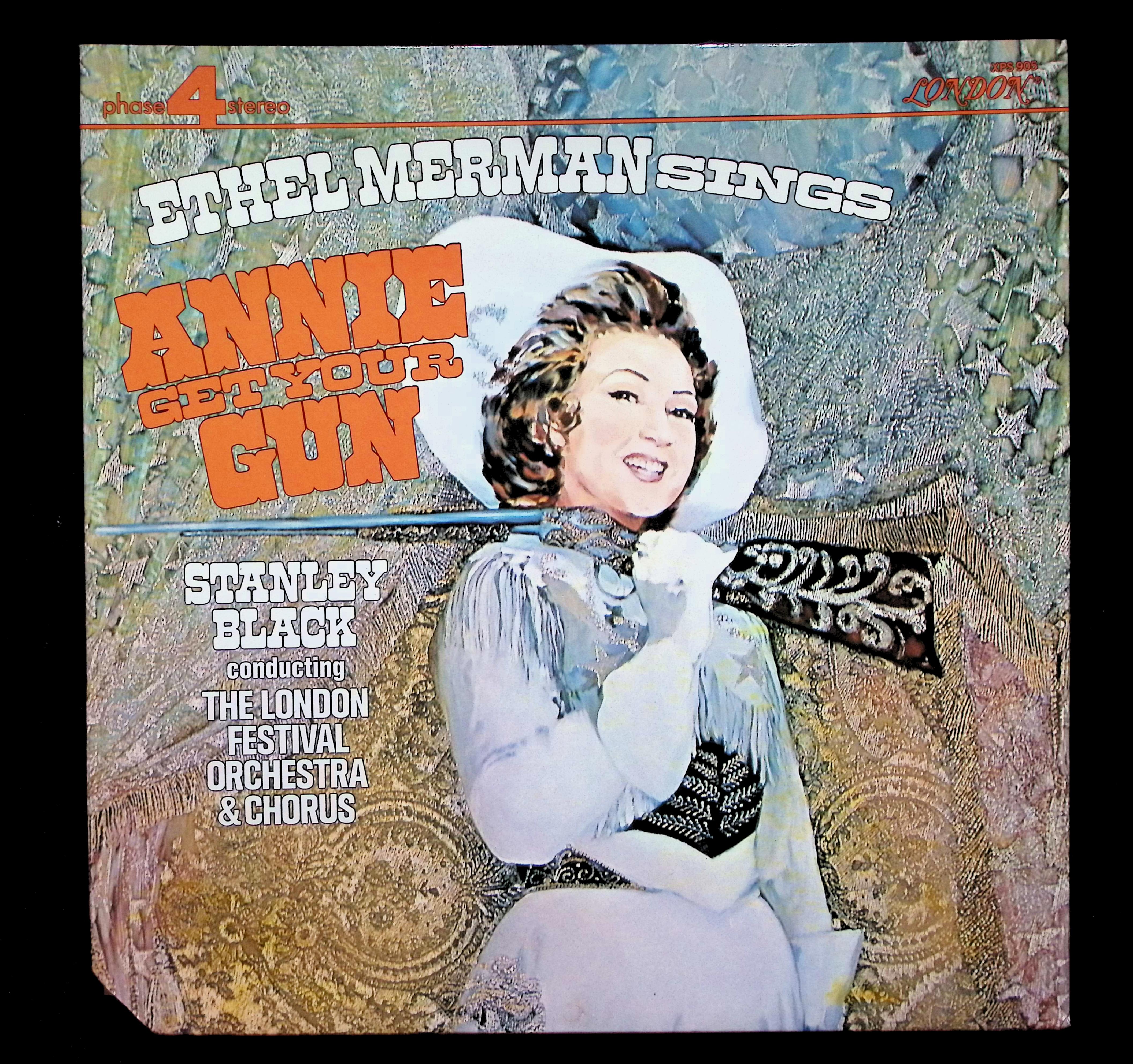 Ethel Merman Sings Annie Get Your Gun 12" LP 1974 XPS 905 Stage & Screen
