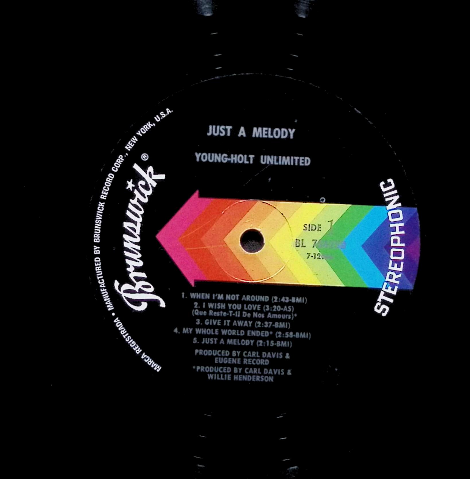 Young Holt Unlimited Just A Melody 12" LP 1969 BL 754150 Jazz — image 3