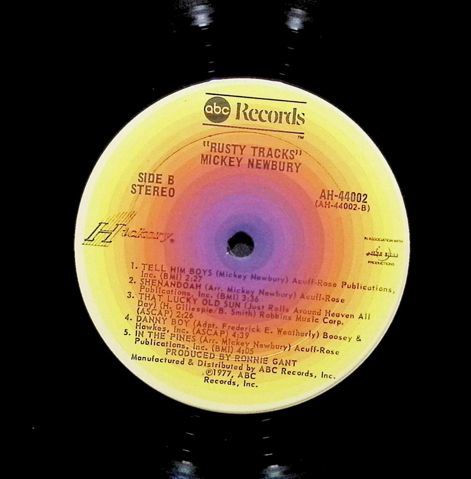 Mickey Newbury Rusty Tracks 12" LP 1977 AH-44002 Folk, World, & Country — image 5