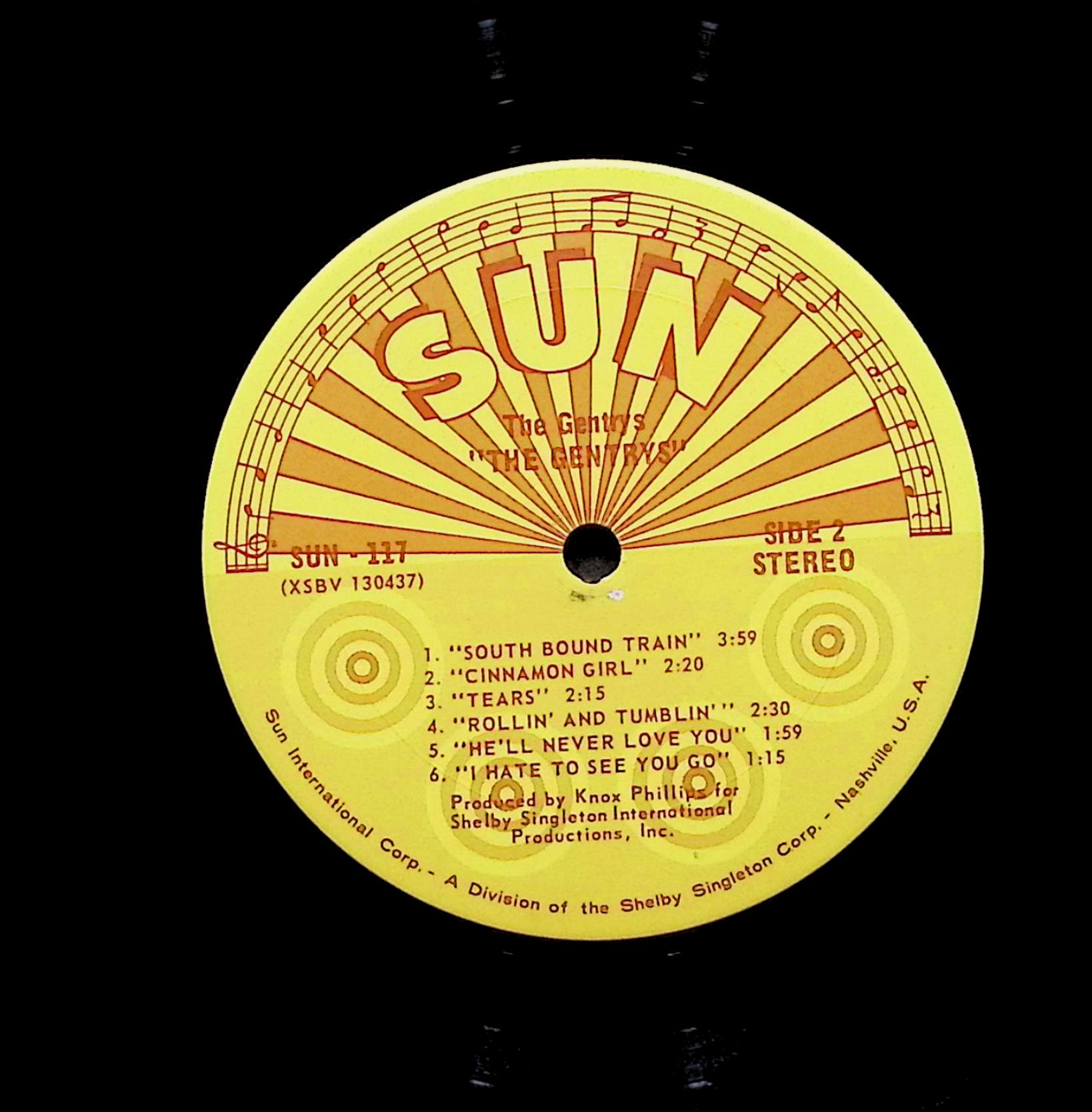 The Gentrys The Gentrys 12" LP 1970 SUN - 117 Rock — image 3