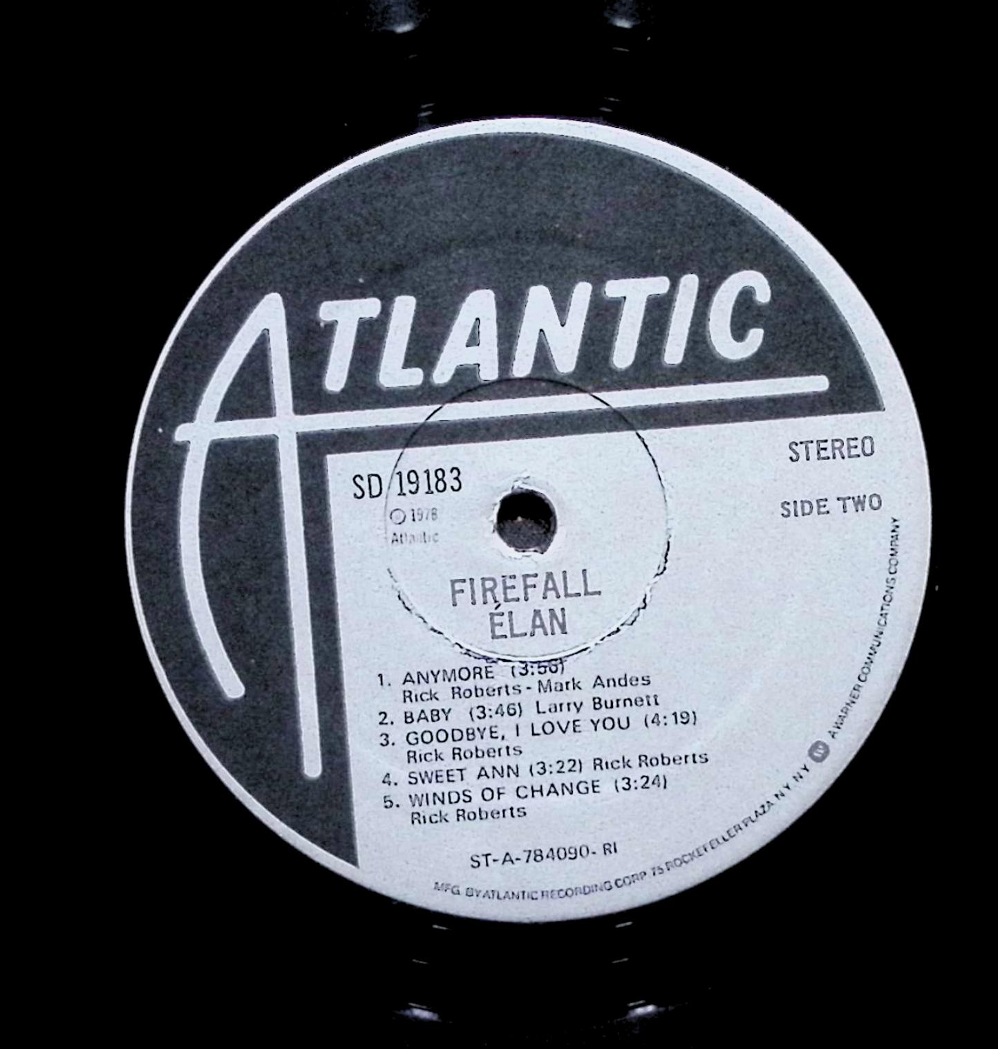 Firefall Élan 12" LP 1978 SD 19183 Rock — image 4