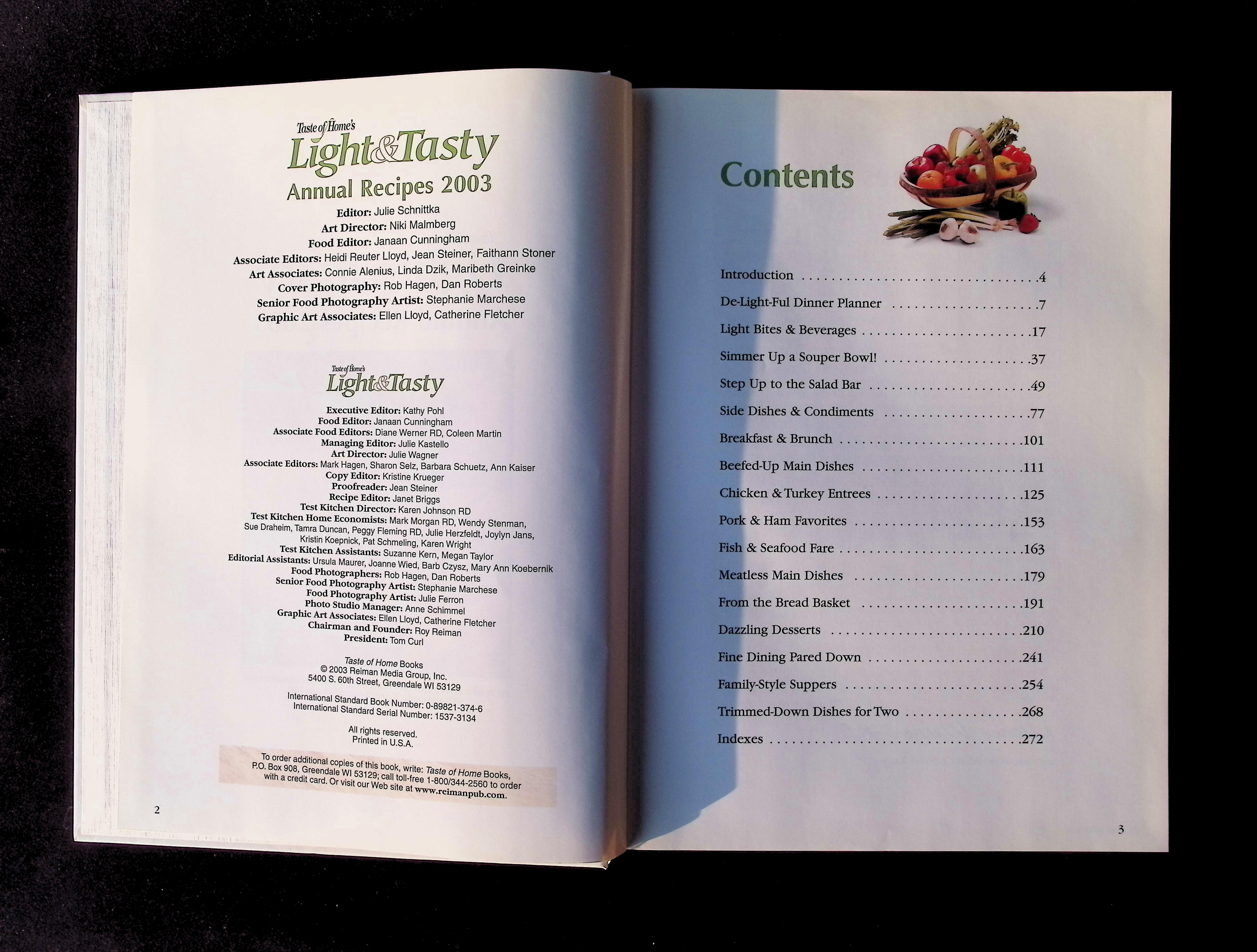 Taste of Home's Light & Tasty Annual Recipes 2003 — image 3