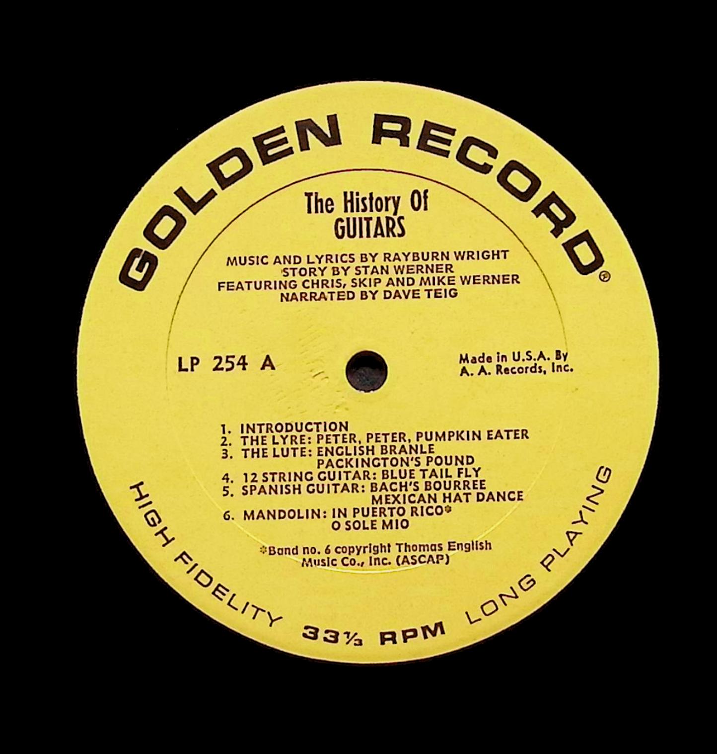 Rayburn Wright - Guitars! History Of Guitar In Sound And Song 12" LP 1972 — image 4
