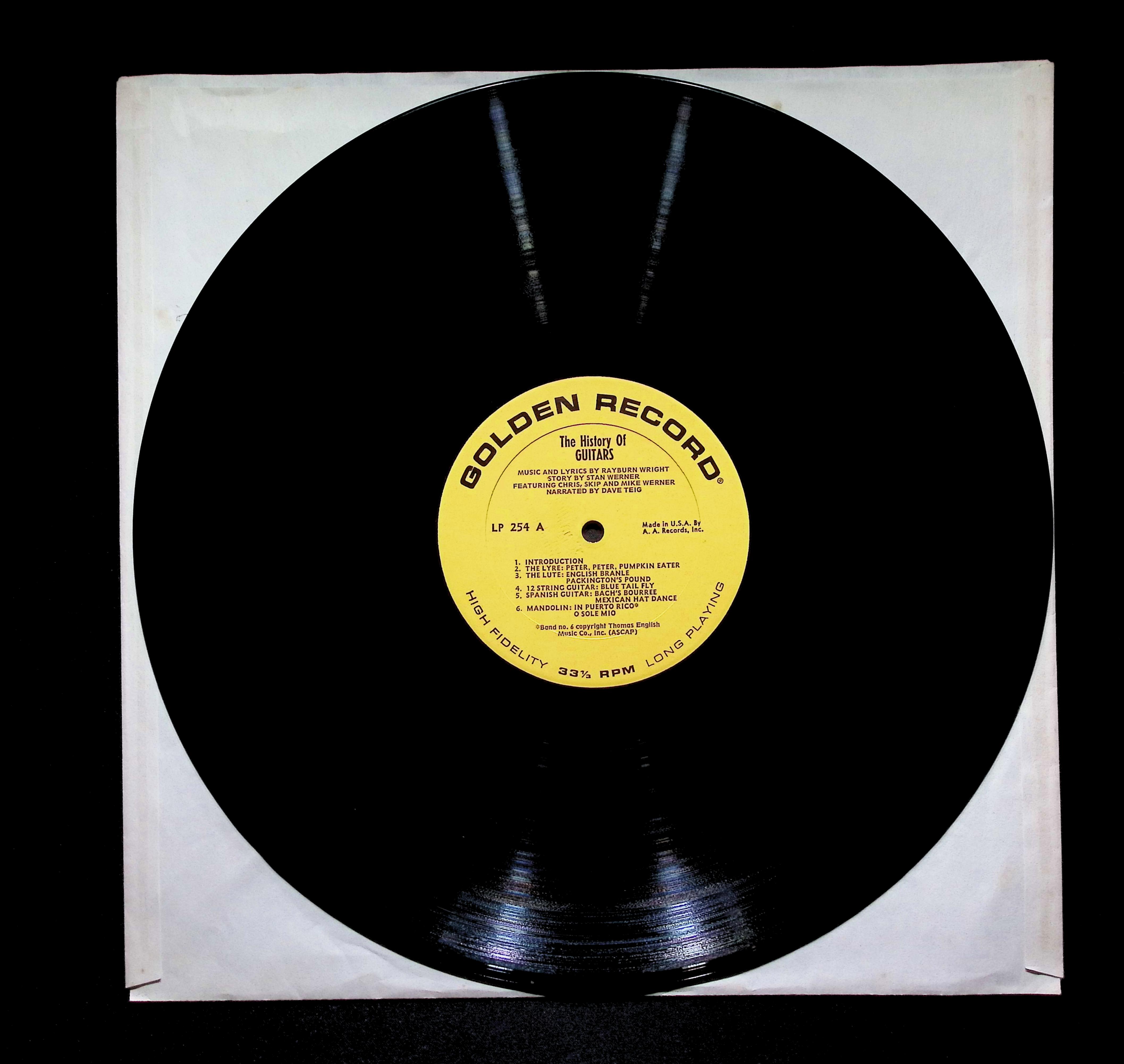 Rayburn Wright - Guitars! History Of Guitar In Sound And Song 12" LP 1972 — image 5