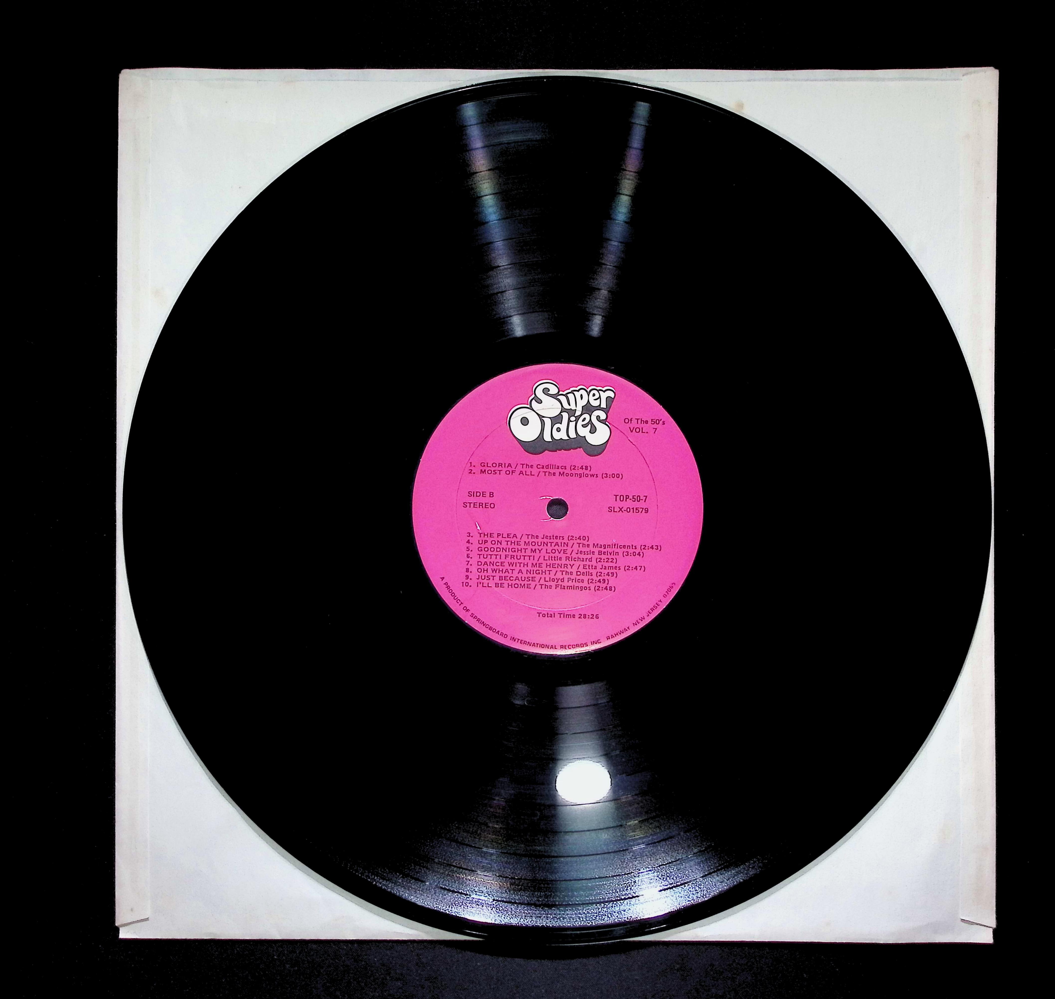 Various Super Oldies Of The 50's Volume 7 12" LP TOP-50-7 Rock — image 3