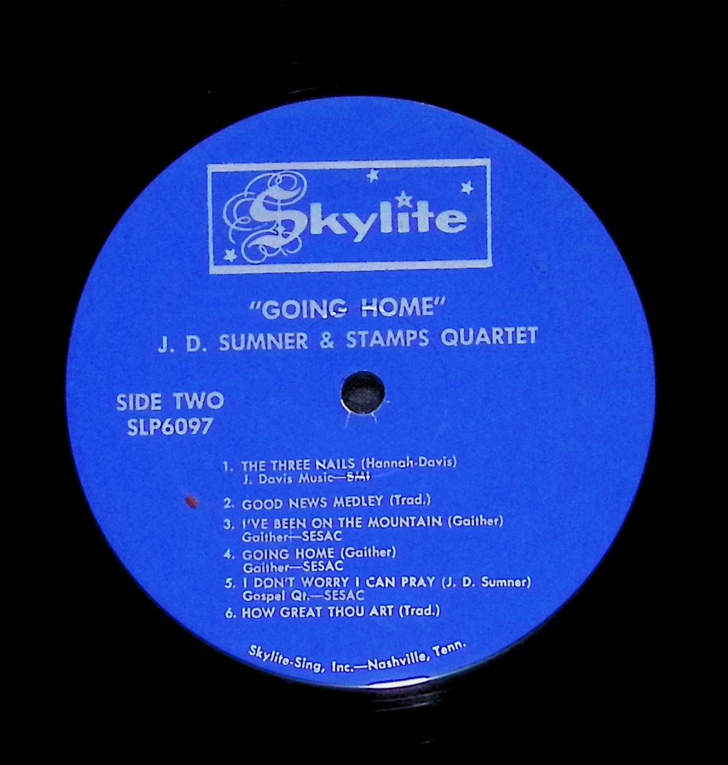 J.D. Sumner & The Stamps Goin' Home 12" LP 2018 SLP6097 Folk, World, & Country — image 2