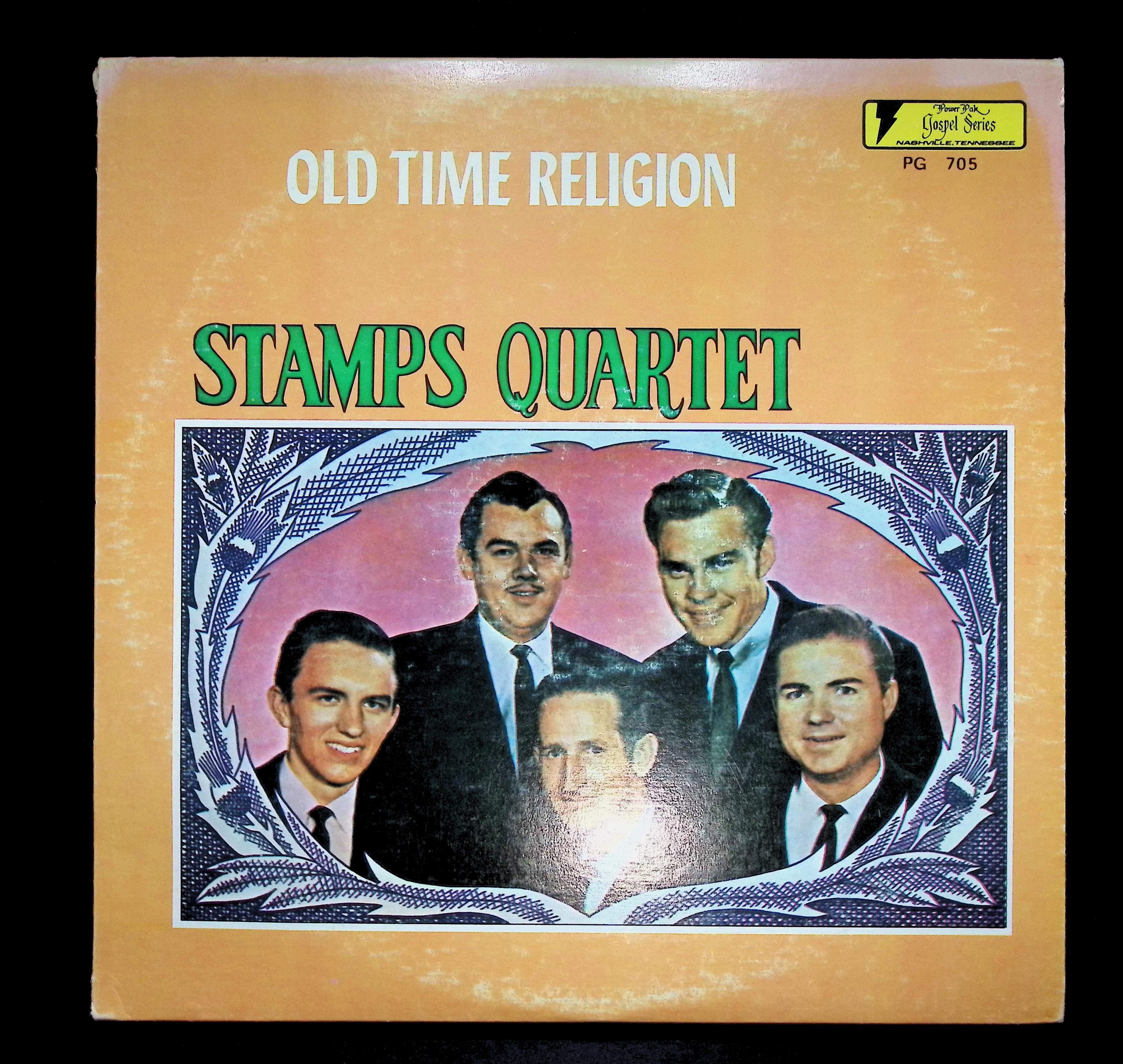 The Stamps Quartet Old Time Religion 12" LP 1963 PG 705 Folk, World, & Country