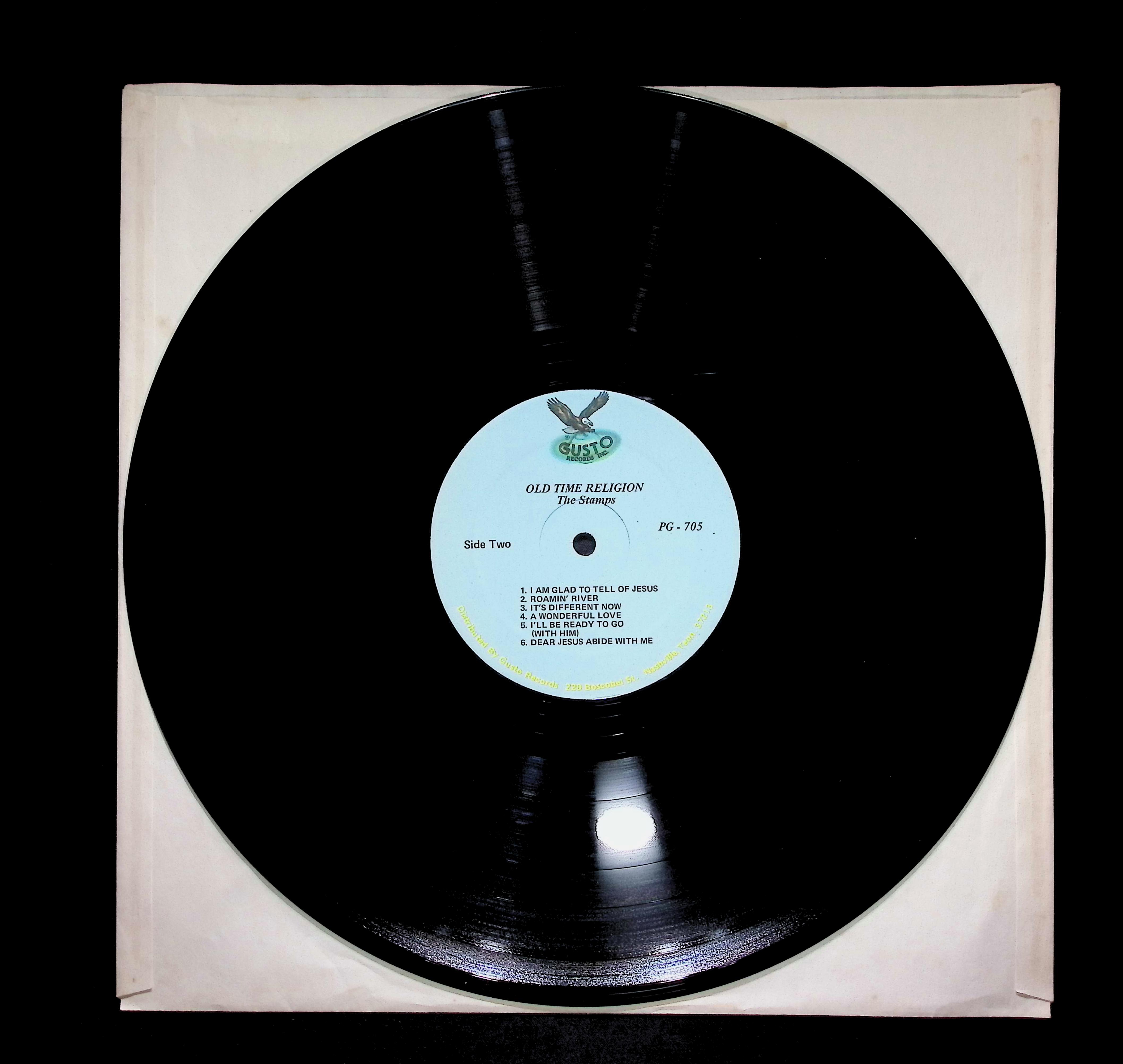 The Stamps Quartet Old Time Religion 12" LP 1963 PG 705 Folk, World, & Country — image 5