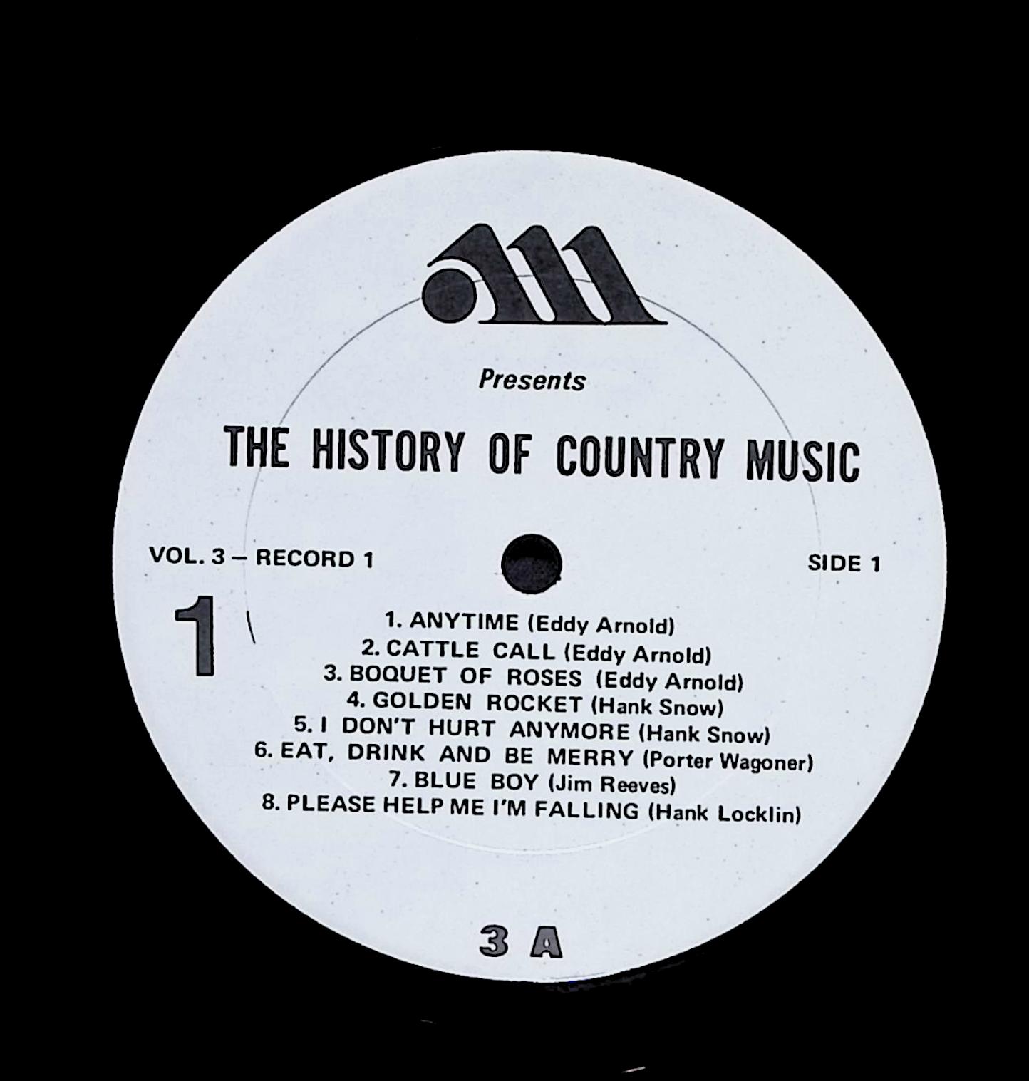 Various Artists - The History of Country Music Vol 3 12" LP Unknown Country — image 4