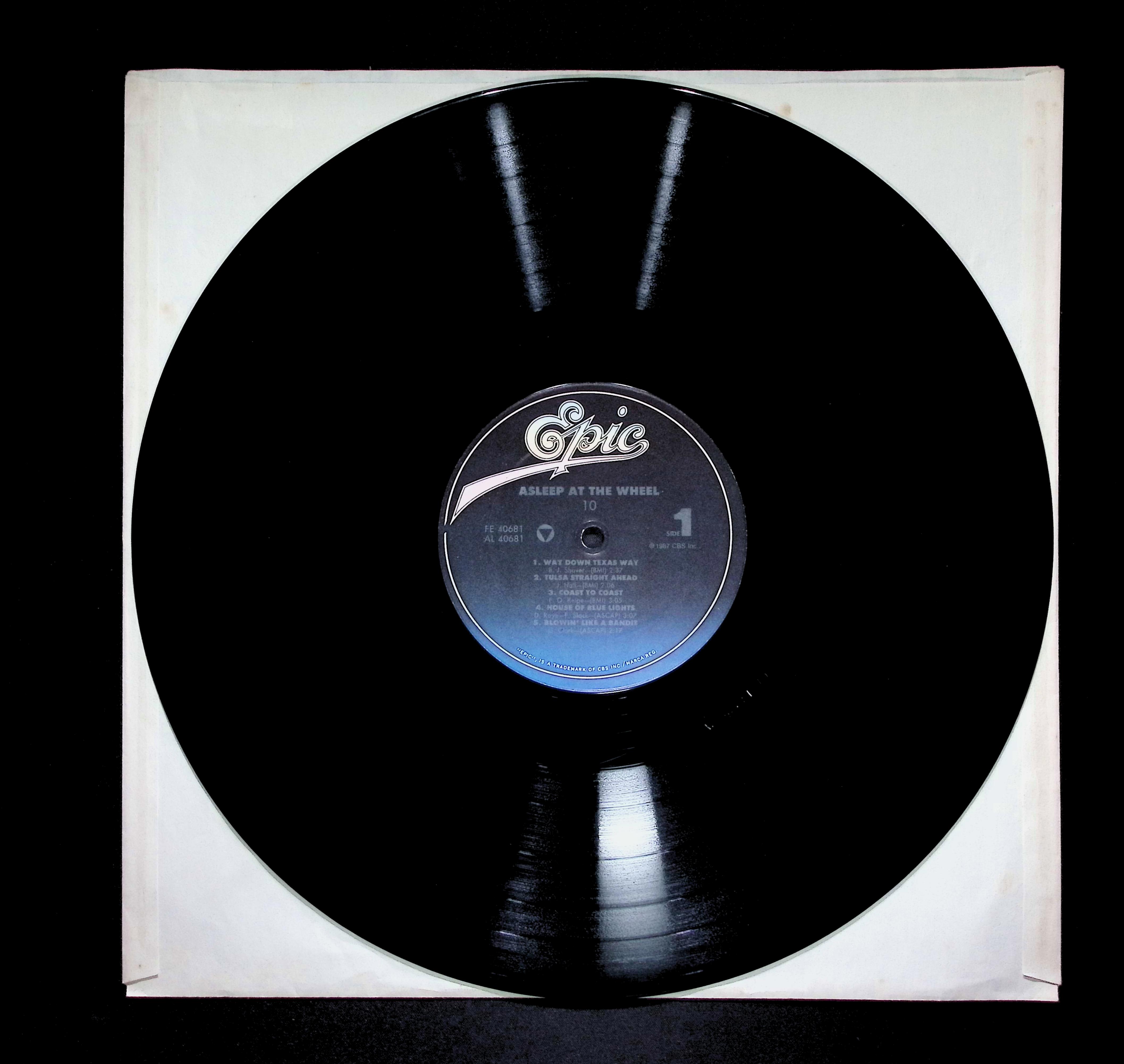 Asleep At The Wheel 10 12" LP 1987 FE 40681 Rock — image 5