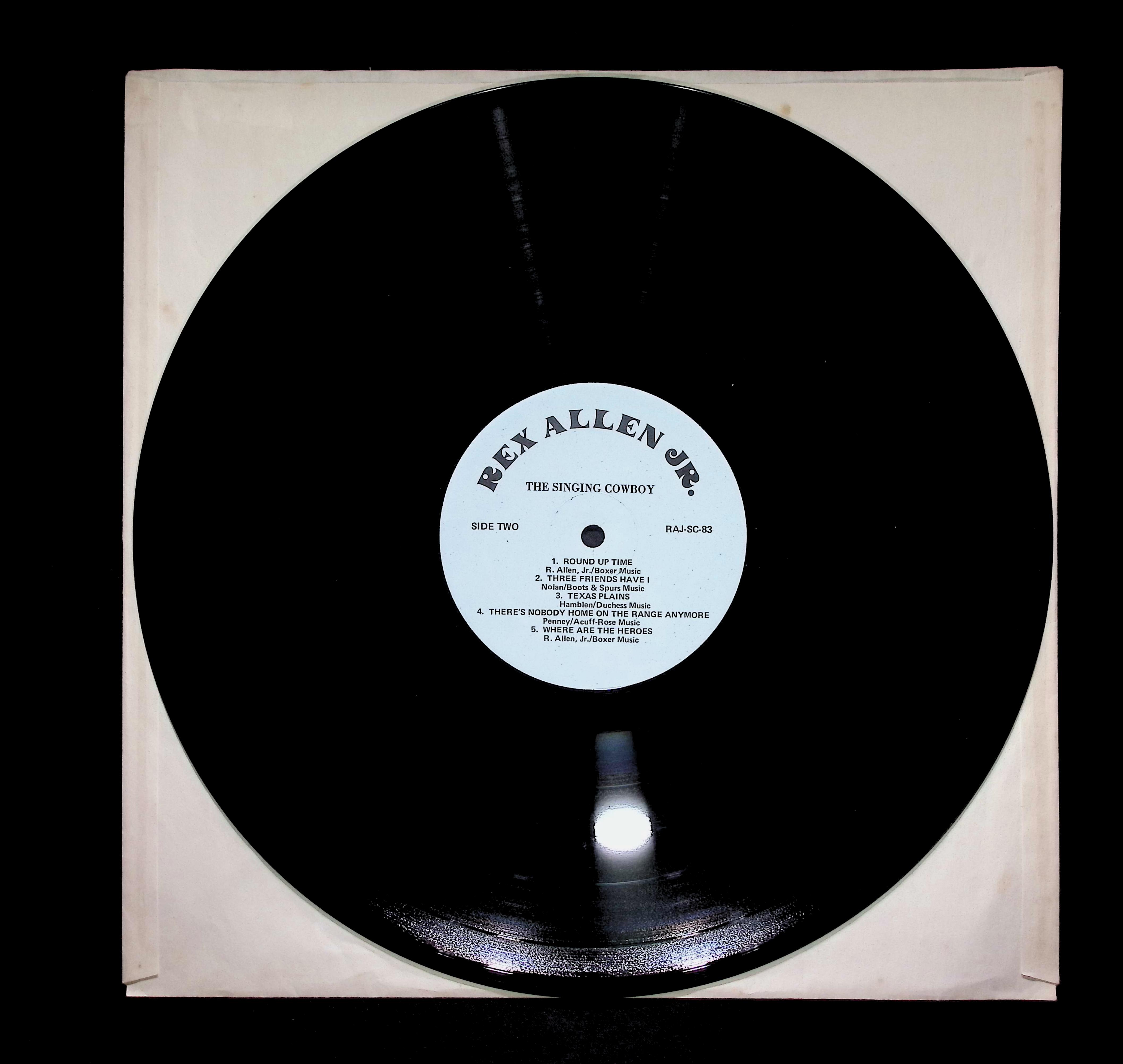 Rex Allen Jr. The Singing Cowboy 12" LP 2022 RAJ-SC-83 Folk, World, & Country — image 3