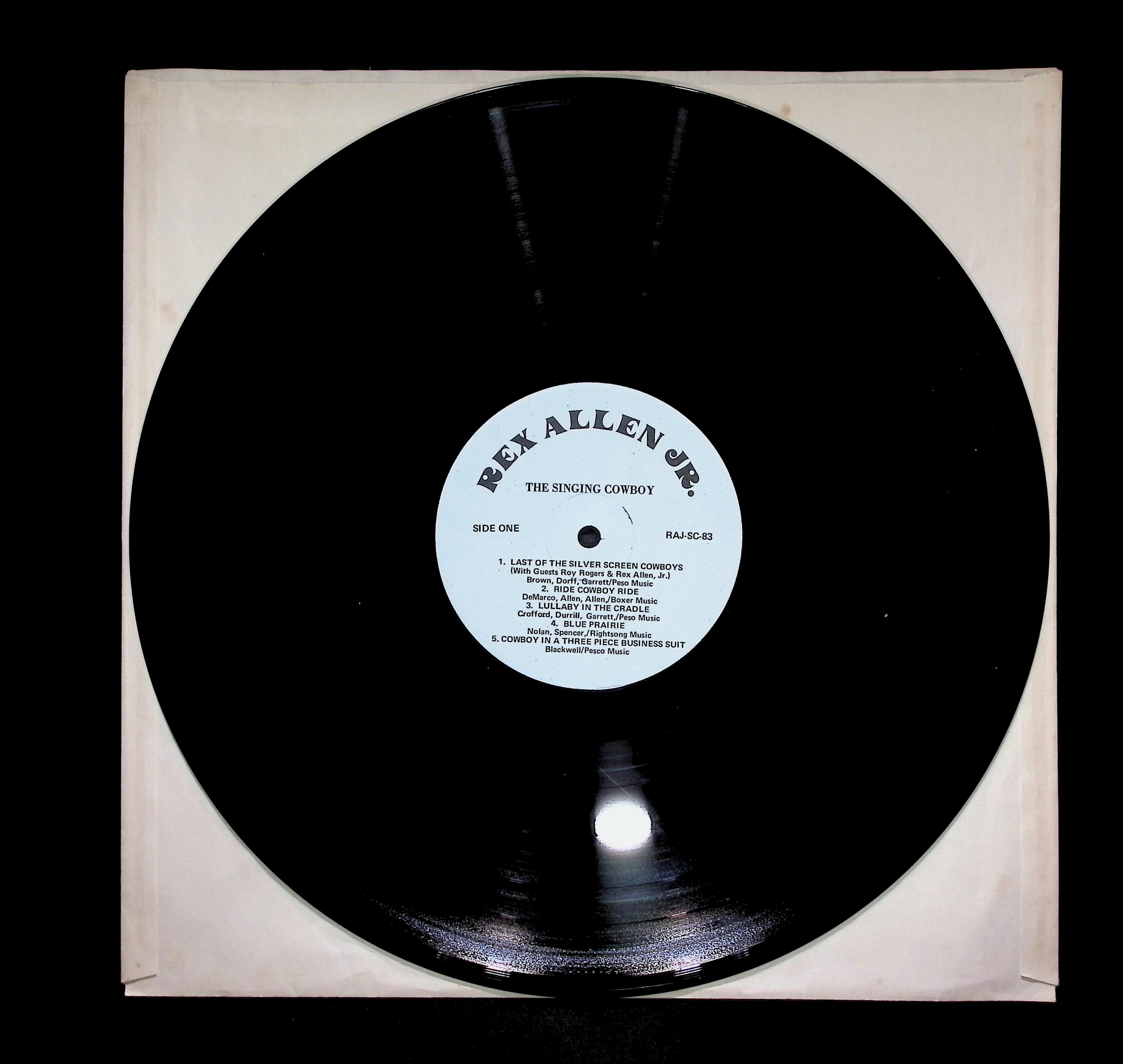 Rex Allen Jr. The Singing Cowboy 12" LP 2022 RAJ-SC-83 Folk, World, & Country — image 5