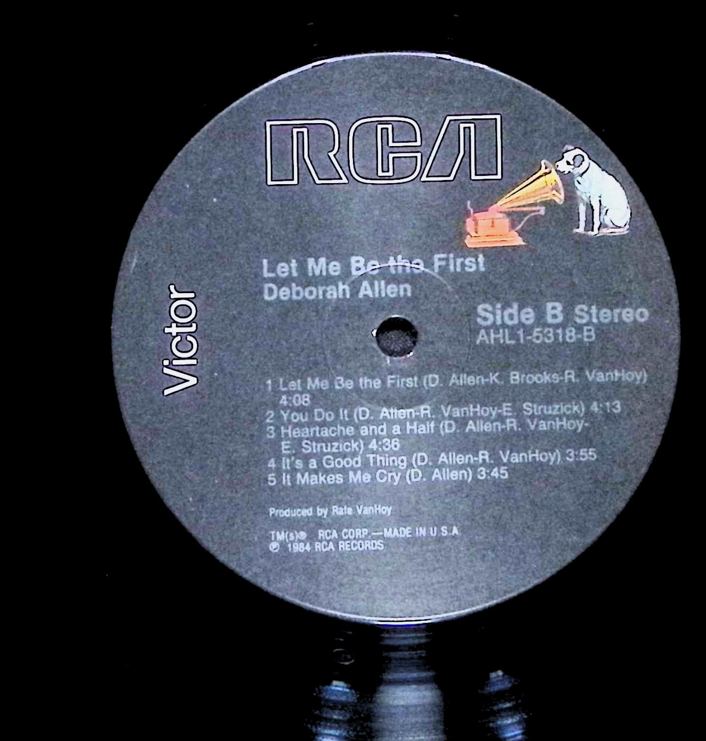 Deborah Allen Let Me Be The First 12" LP 1984 AHL1-5318 Folk, World, & Country — image 2