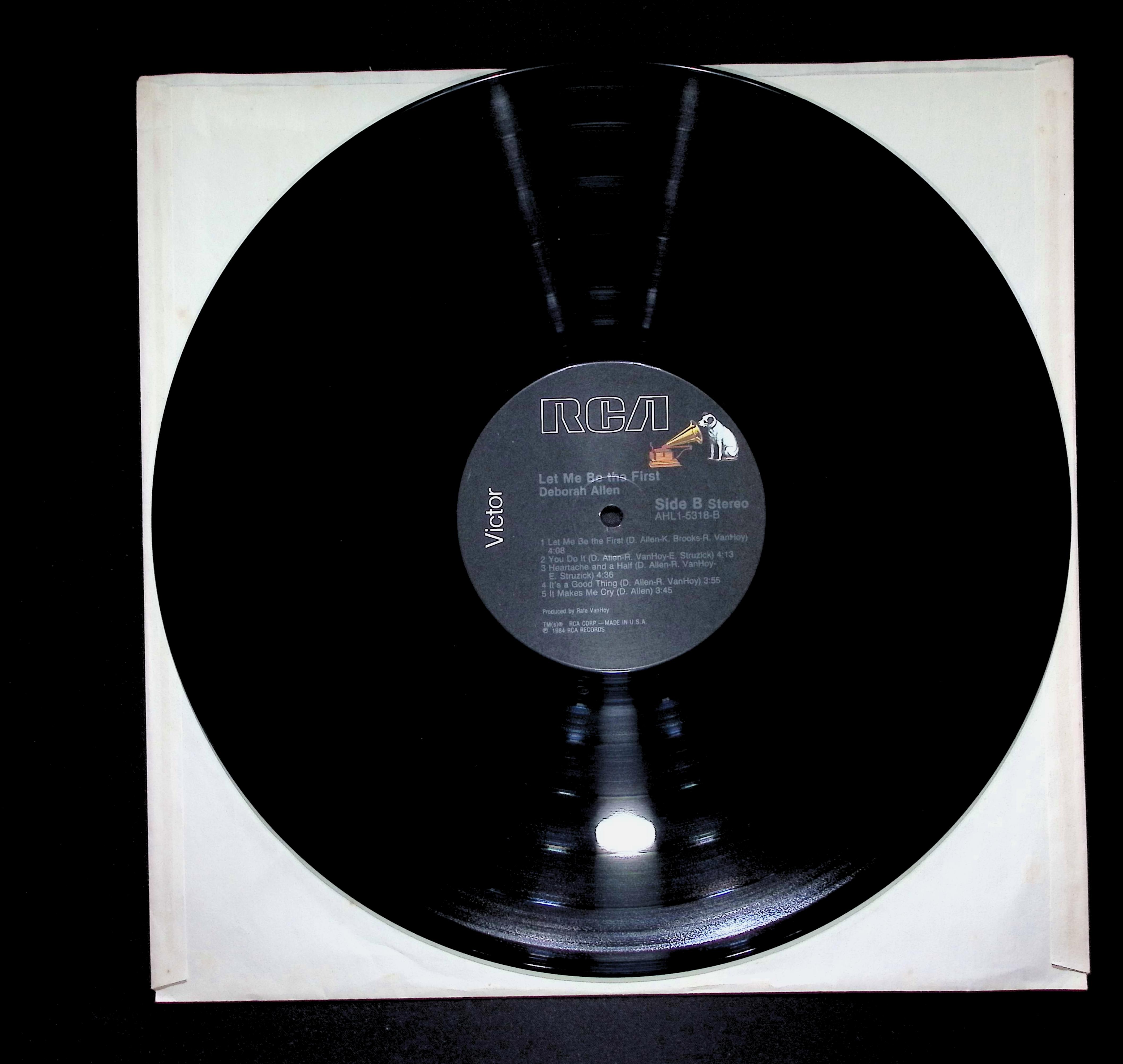 Deborah Allen Let Me Be The First 12" LP 1984 AHL1-5318 Folk, World, & Country — image 3