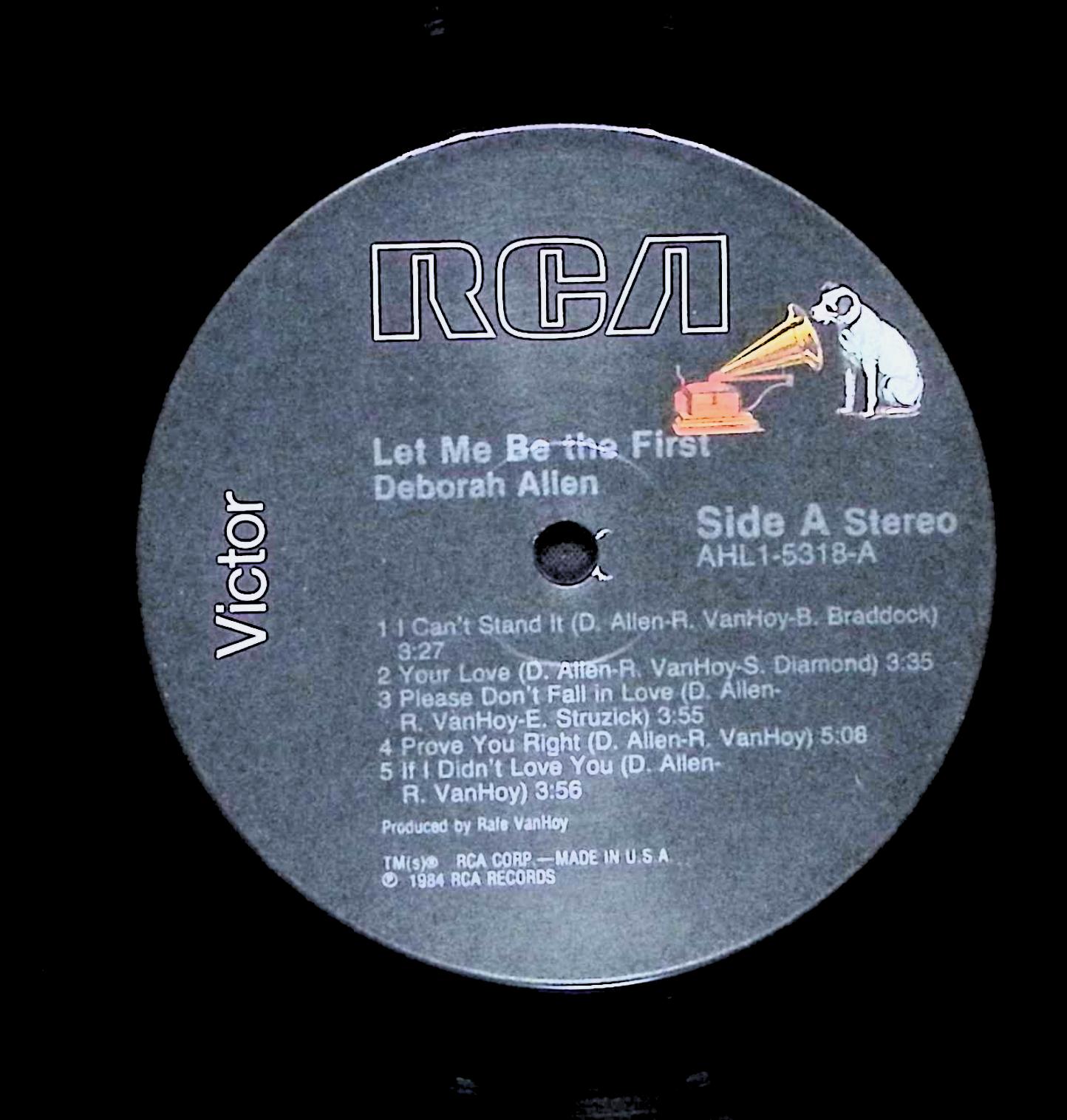 Deborah Allen Let Me Be The First 12" LP 1984 AHL1-5318 Folk, World, & Country — image 4