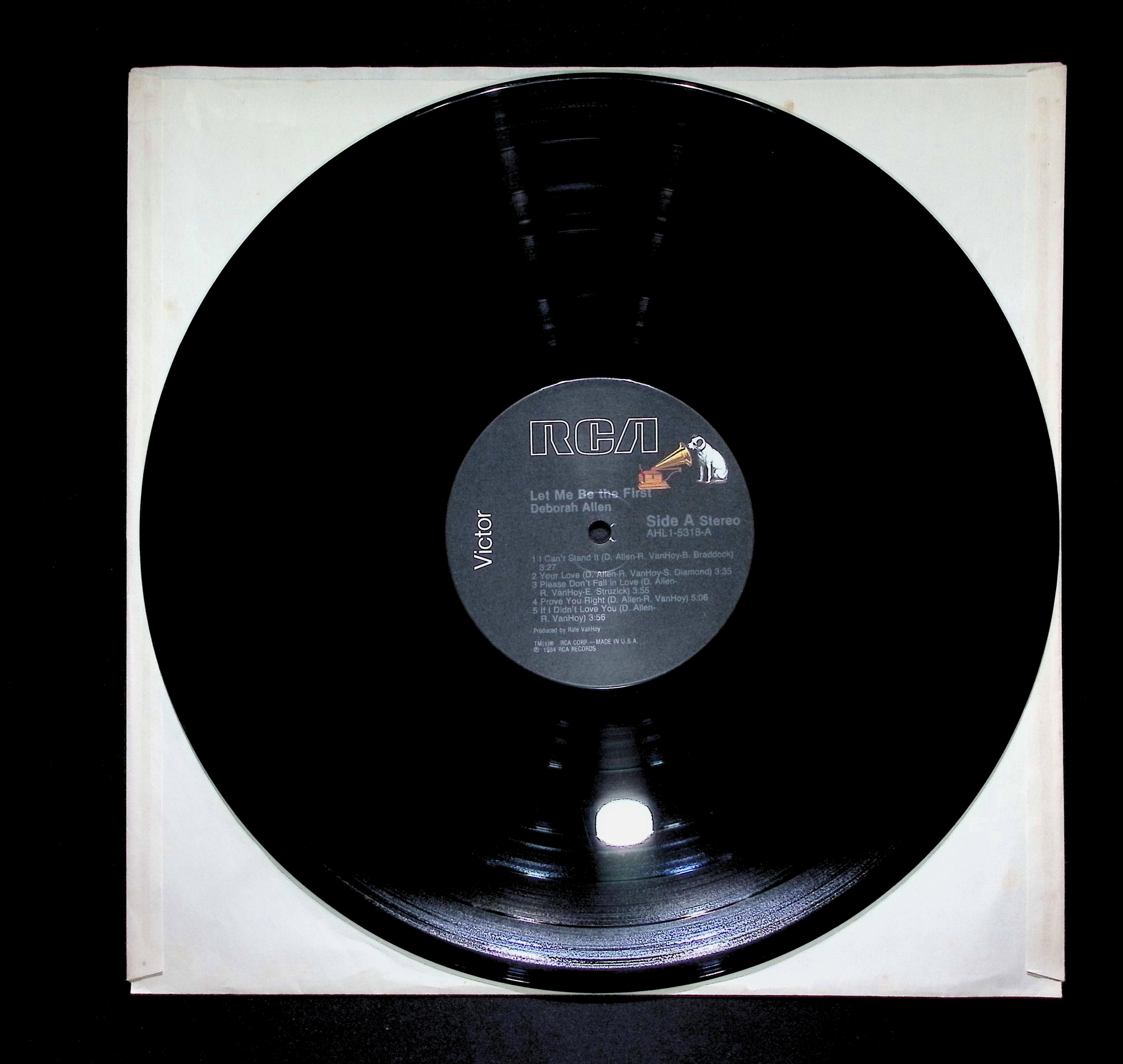 Deborah Allen Let Me Be The First 12" LP 1984 AHL1-5318 Folk, World, & Country — image 5