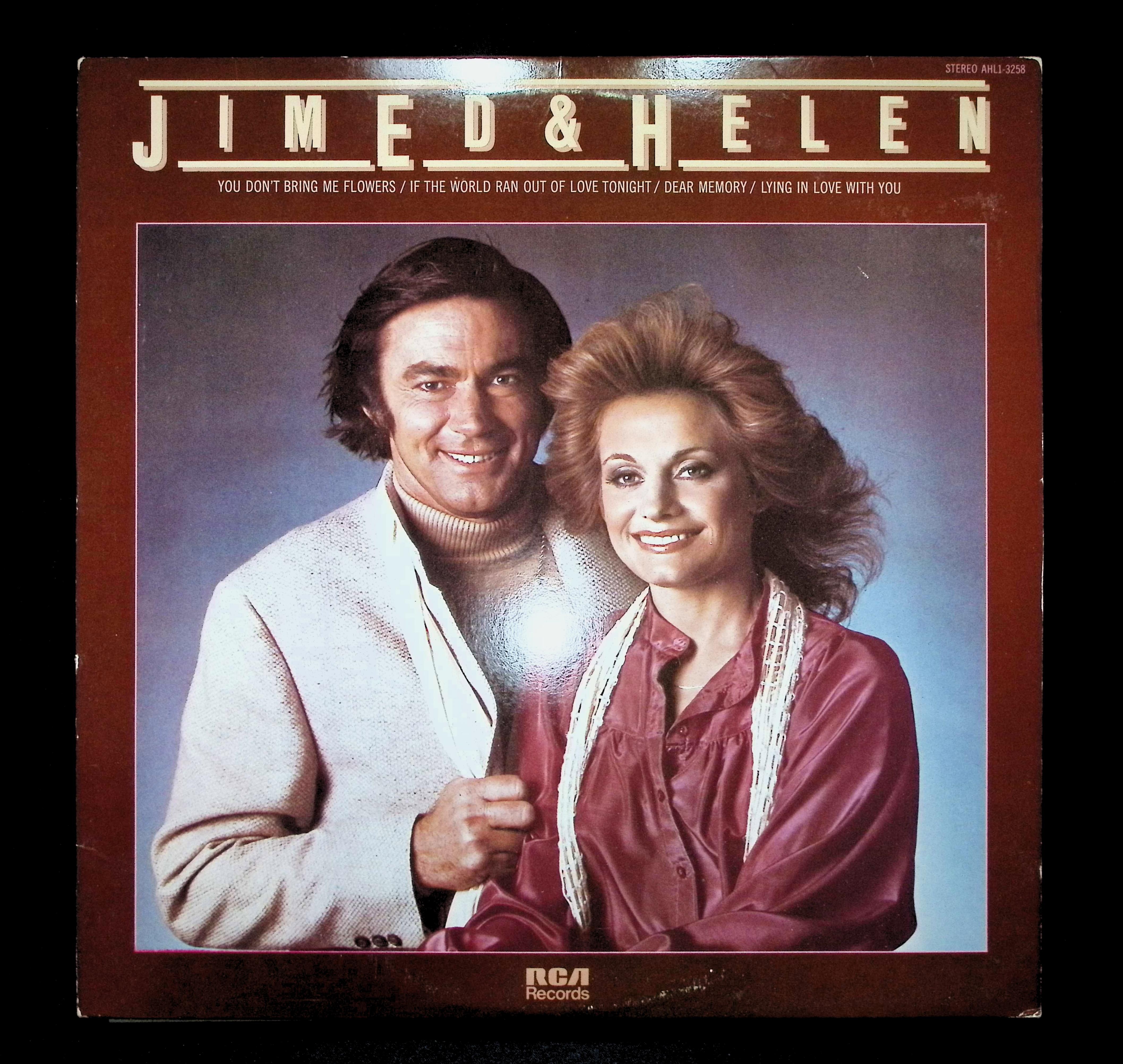 Jim Ed & Helen You Don't Bring Me Flowers 12" LP 1979 AHL1-3258