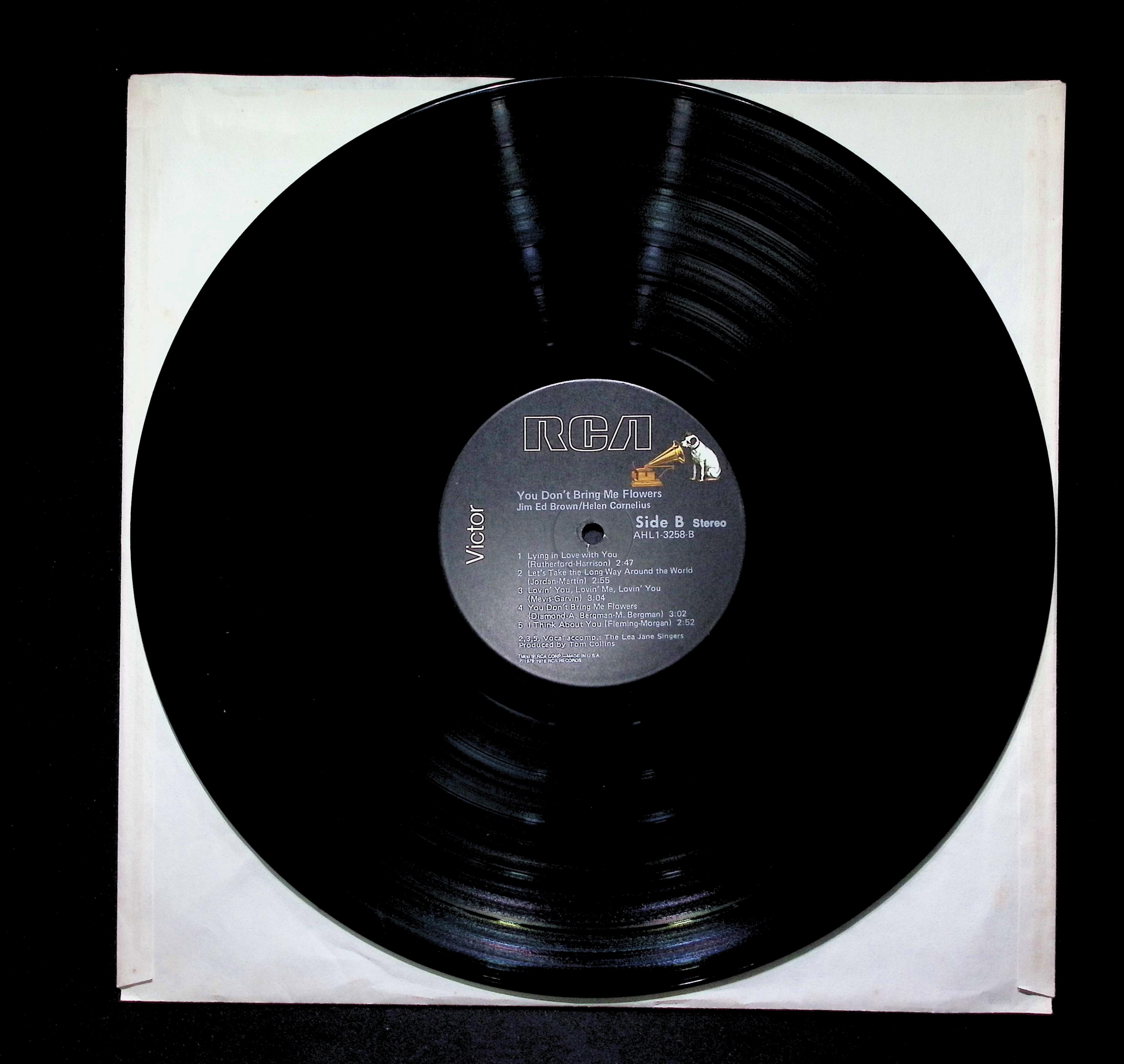 Jim Ed & Helen You Don't Bring Me Flowers 12" LP 1979 AHL1-3258 — image 3