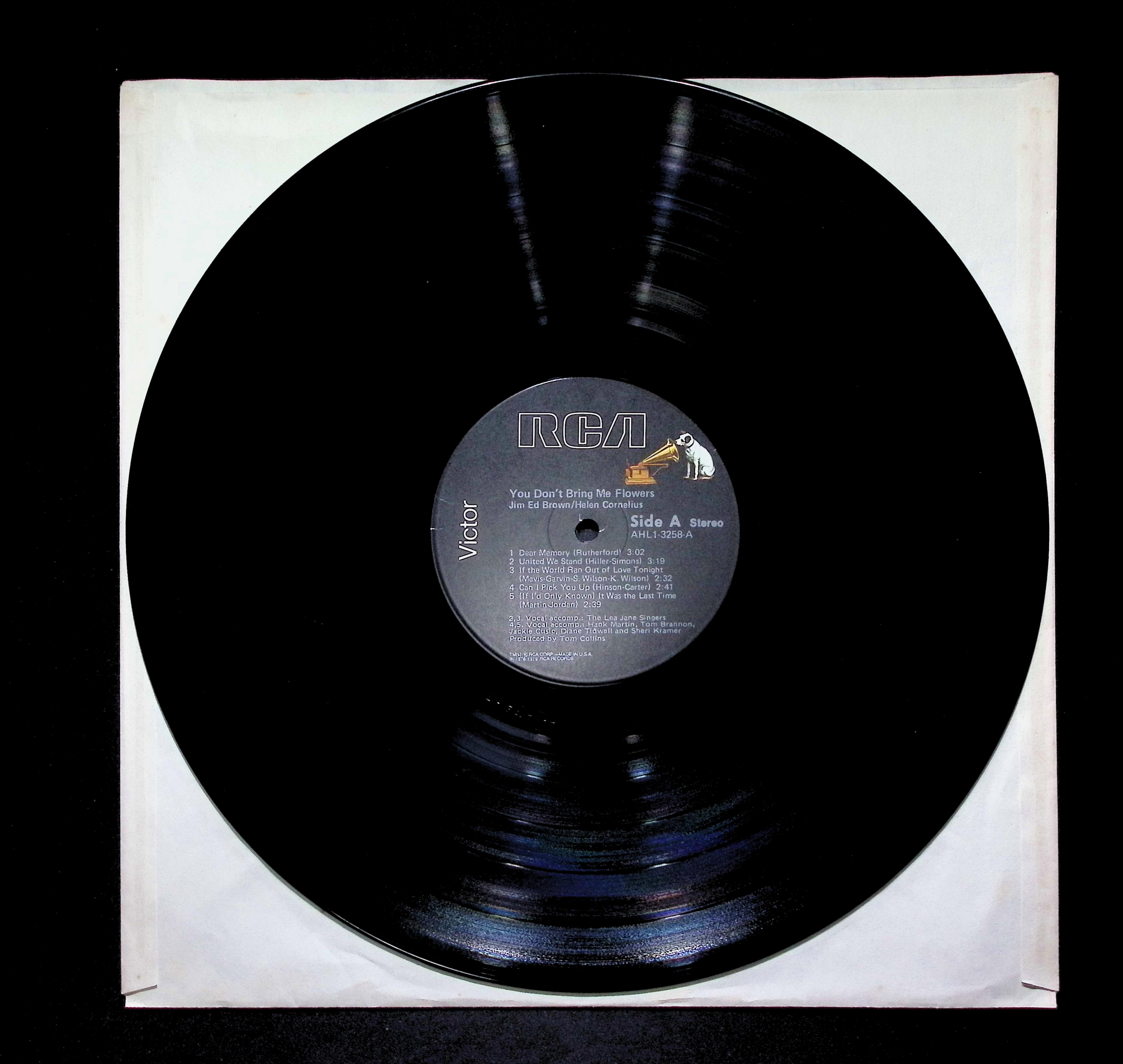 Jim Ed & Helen You Don't Bring Me Flowers 12" LP 1979 AHL1-3258 — image 5