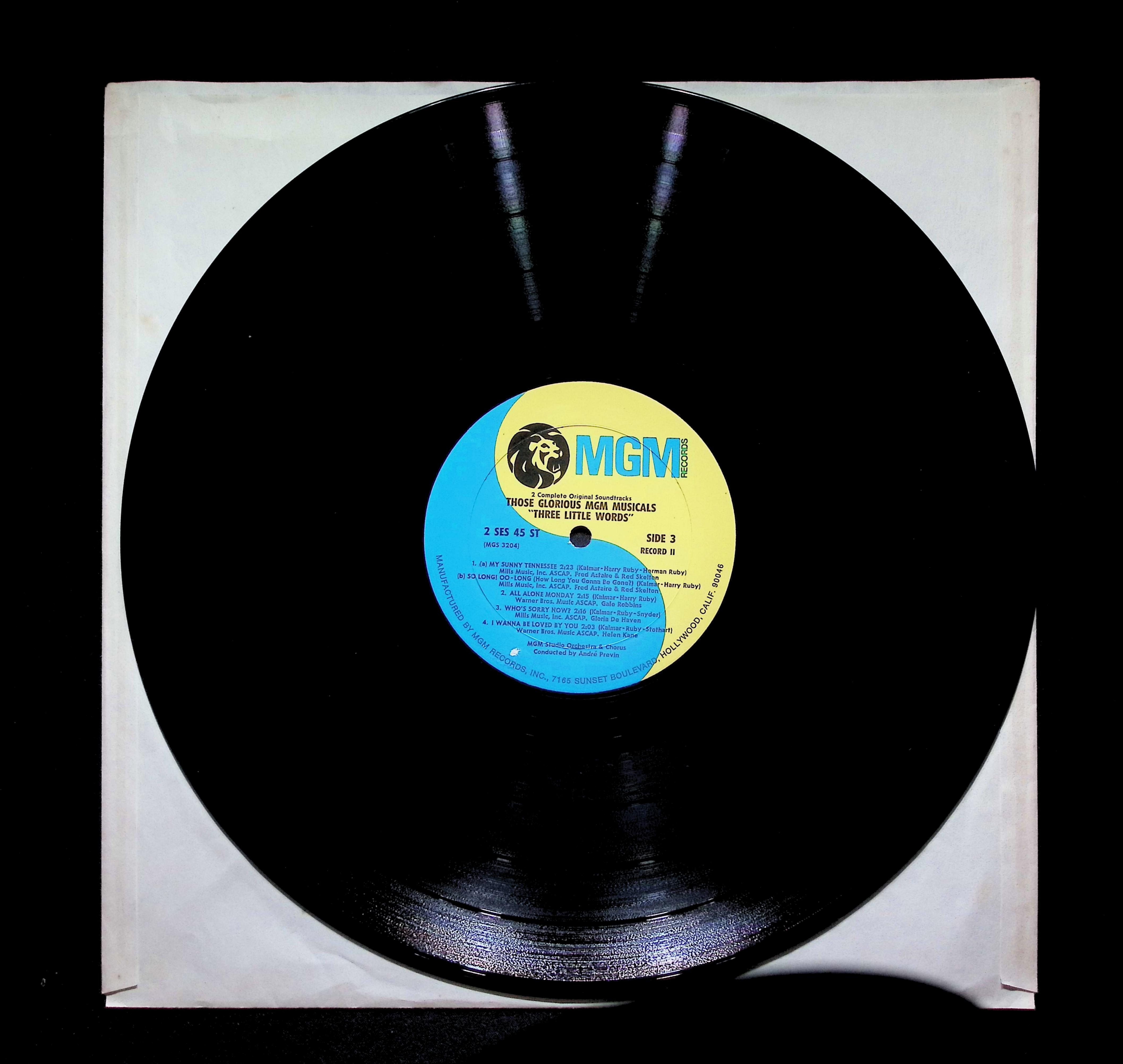 Various - Till The Clouds Roll By / Three Little Words (1973 LP Pop) — image 3