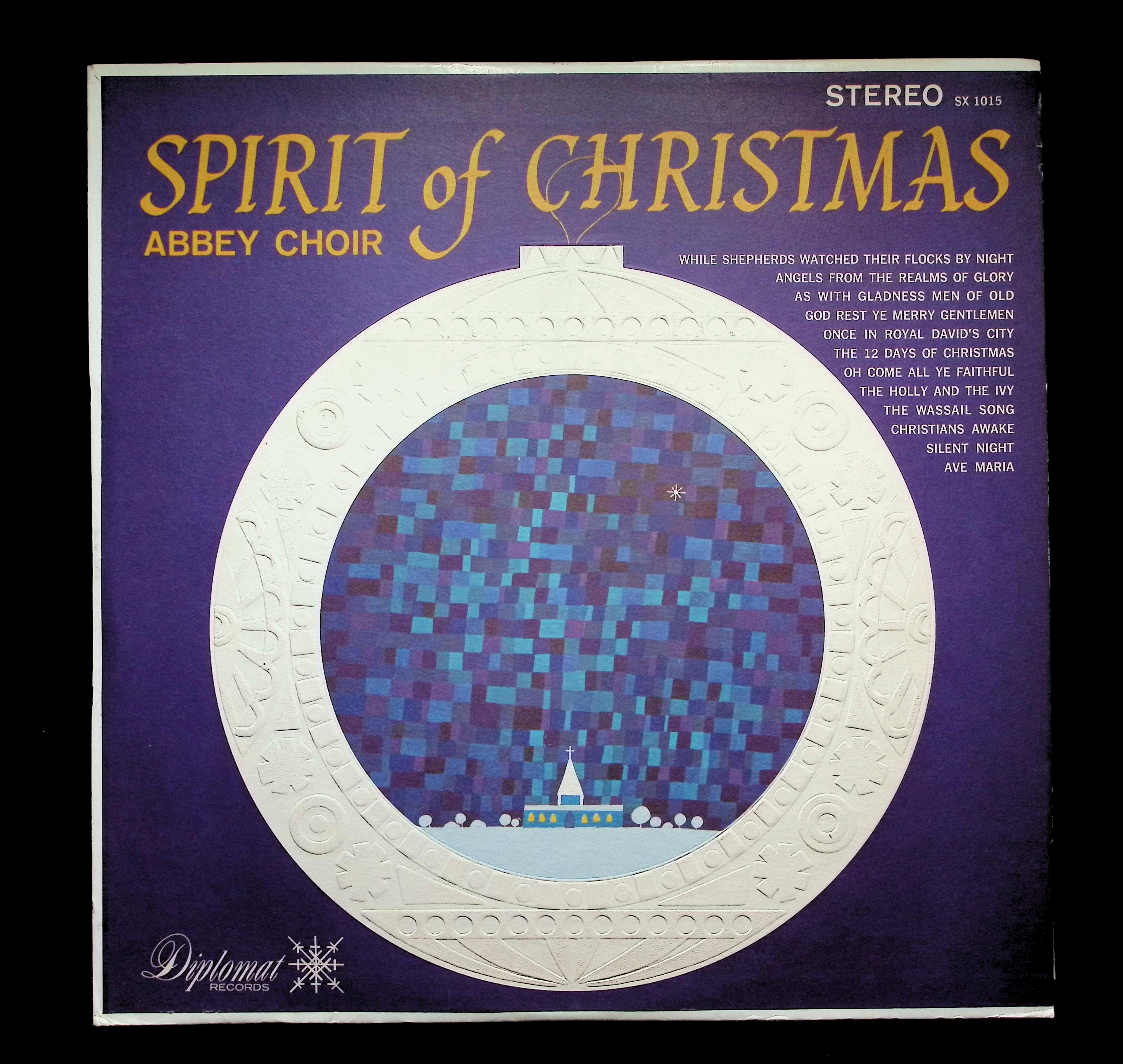 The Abbey Choir Spirit Of Christmas 12" LP 1960 SX 1015 Classical