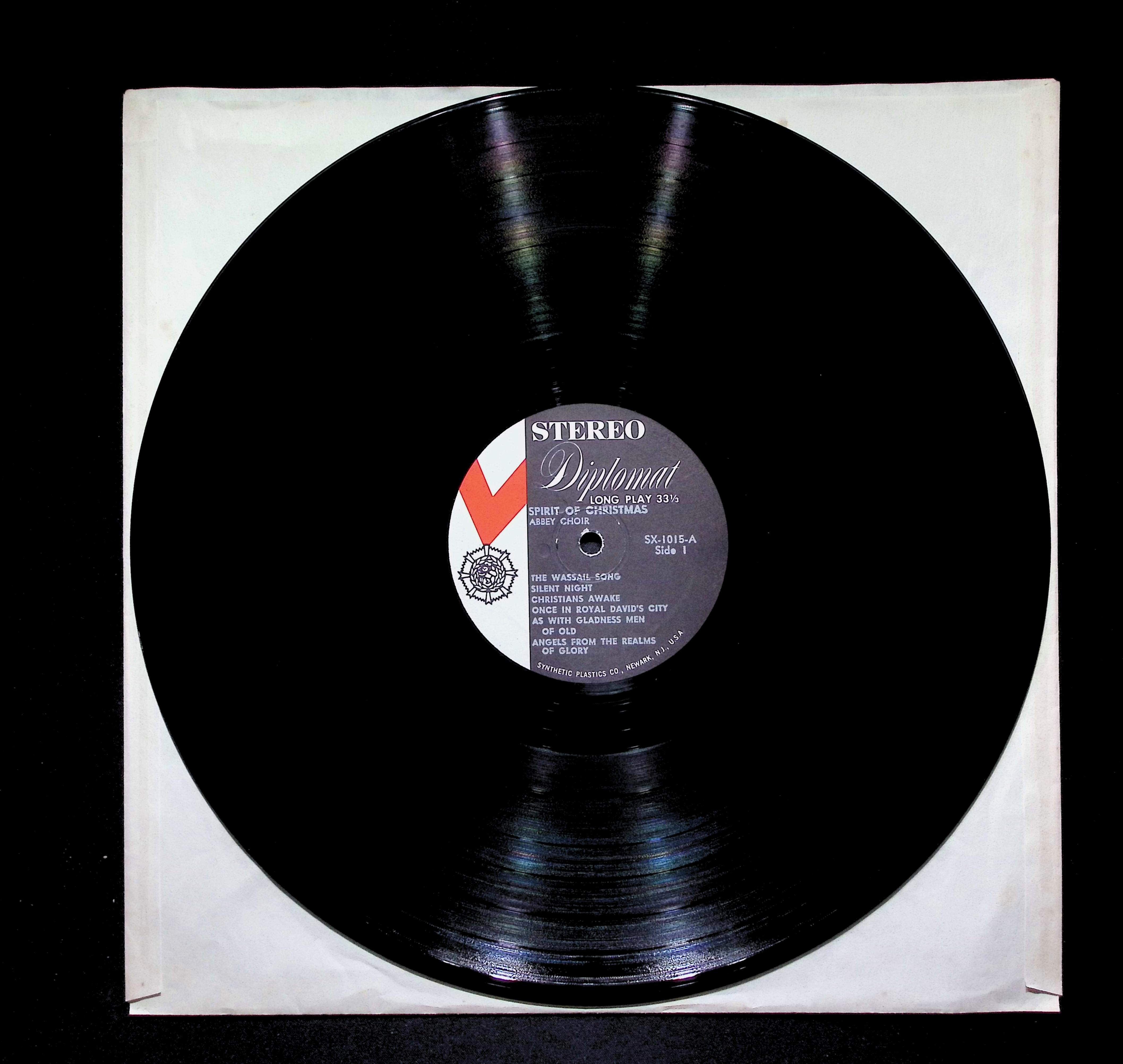 The Abbey Choir Spirit Of Christmas 12" LP 1960 SX 1015 Classical — image 3
