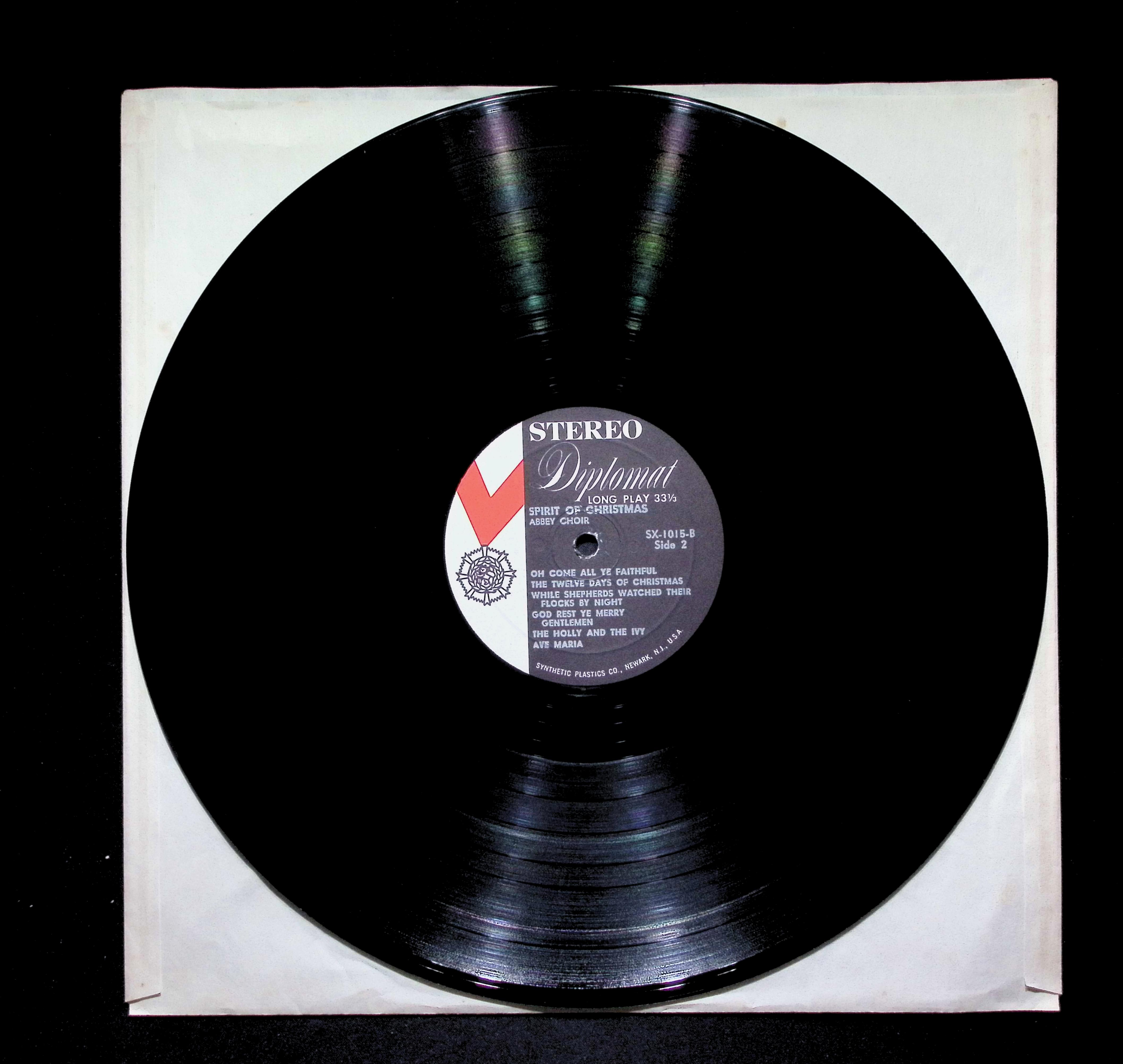 The Abbey Choir Spirit Of Christmas 12" LP 1960 SX 1015 Classical — image 5
