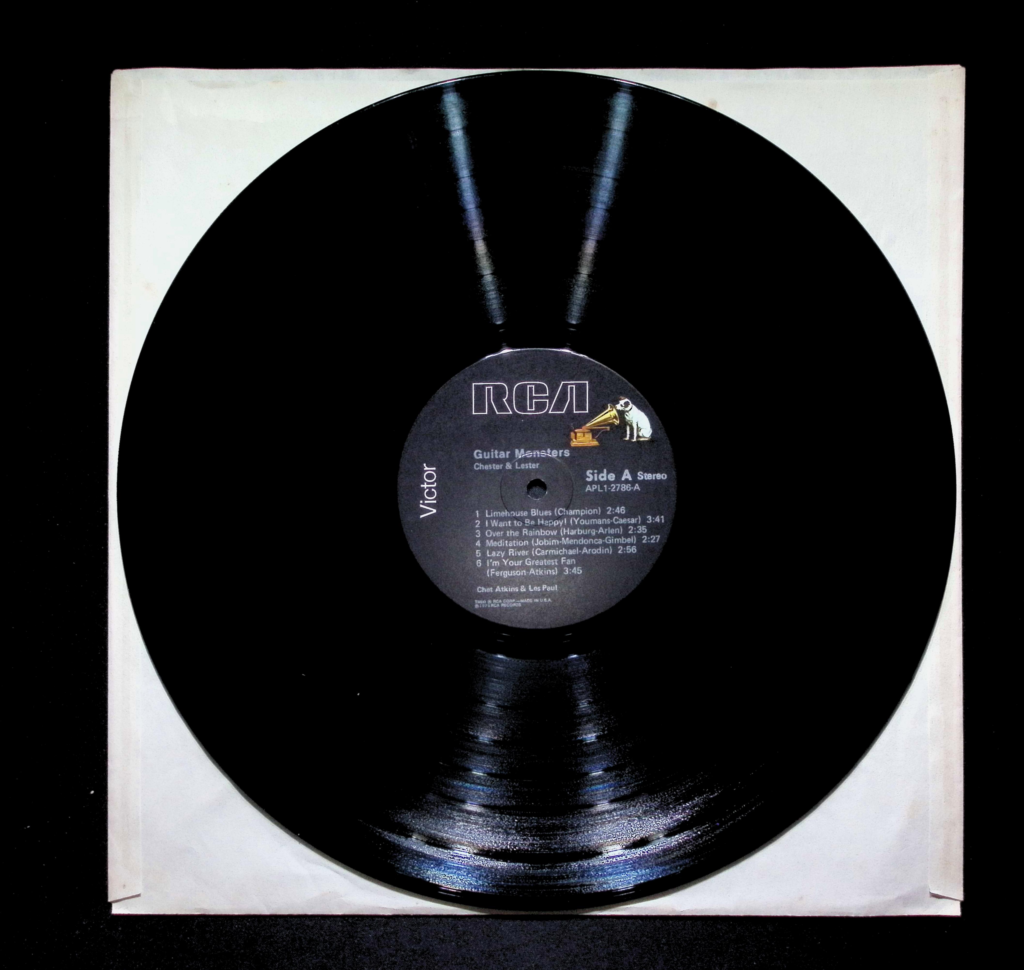 Chet Atkins And Les Paul Guitar Monsters 12" LP 1978 APL1-2786 Jazz — image 3