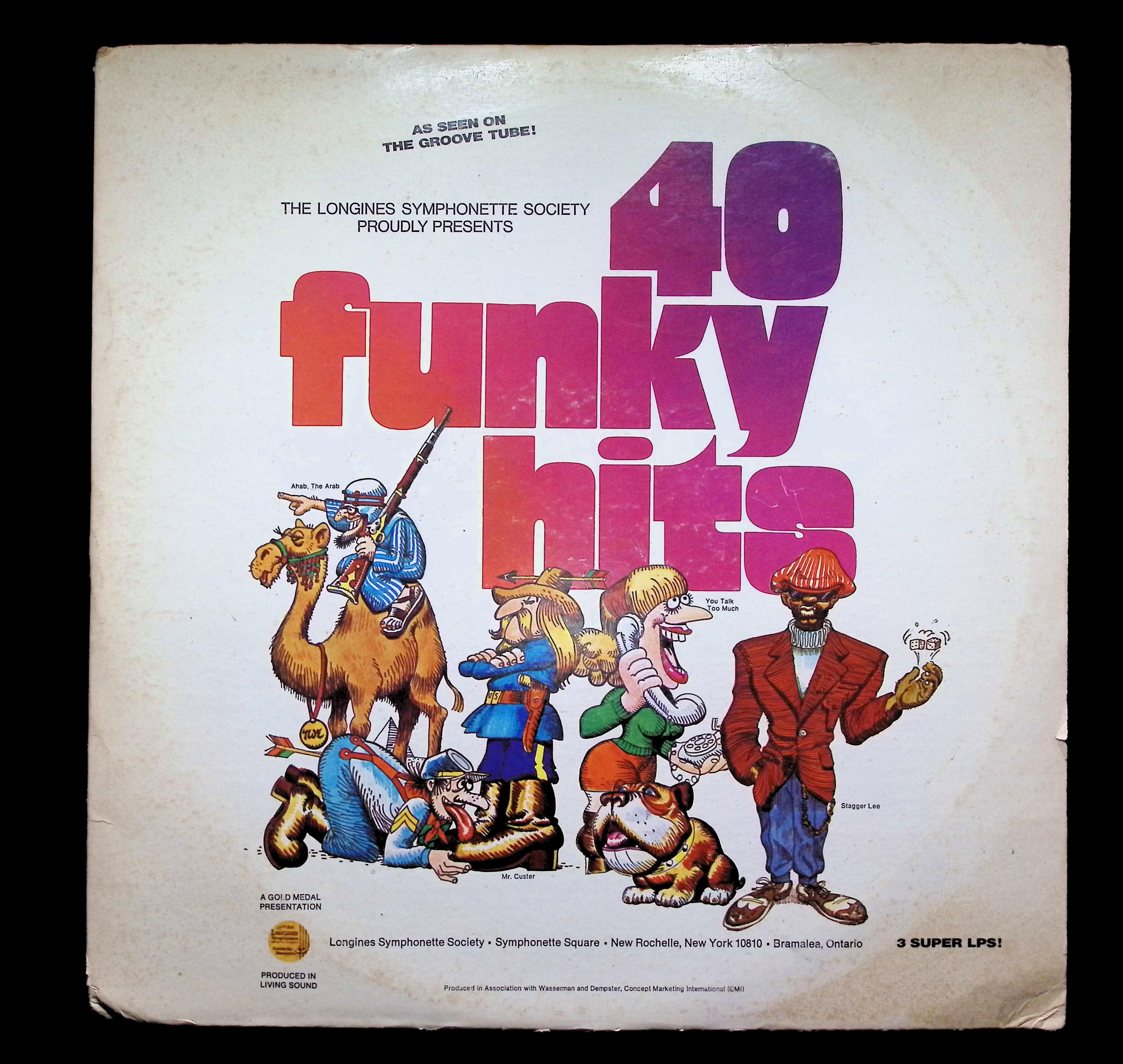 Various 40 Funky Hits 12" LP 1974 SQ-95837 Rock