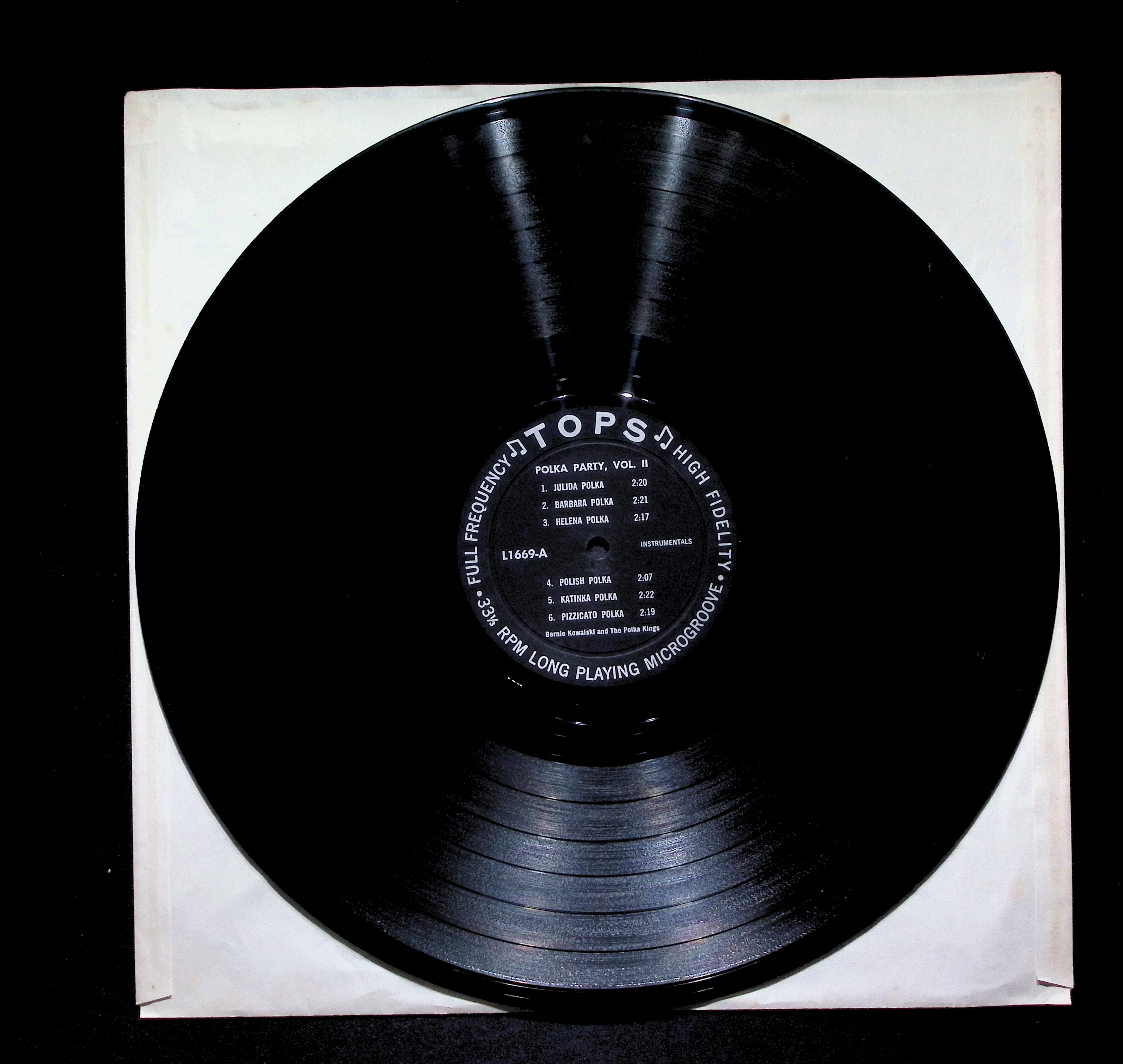 Bernie Kowalski & The Polka Kings - Polka Party, Volume Two 12" LP L1669 — image 3