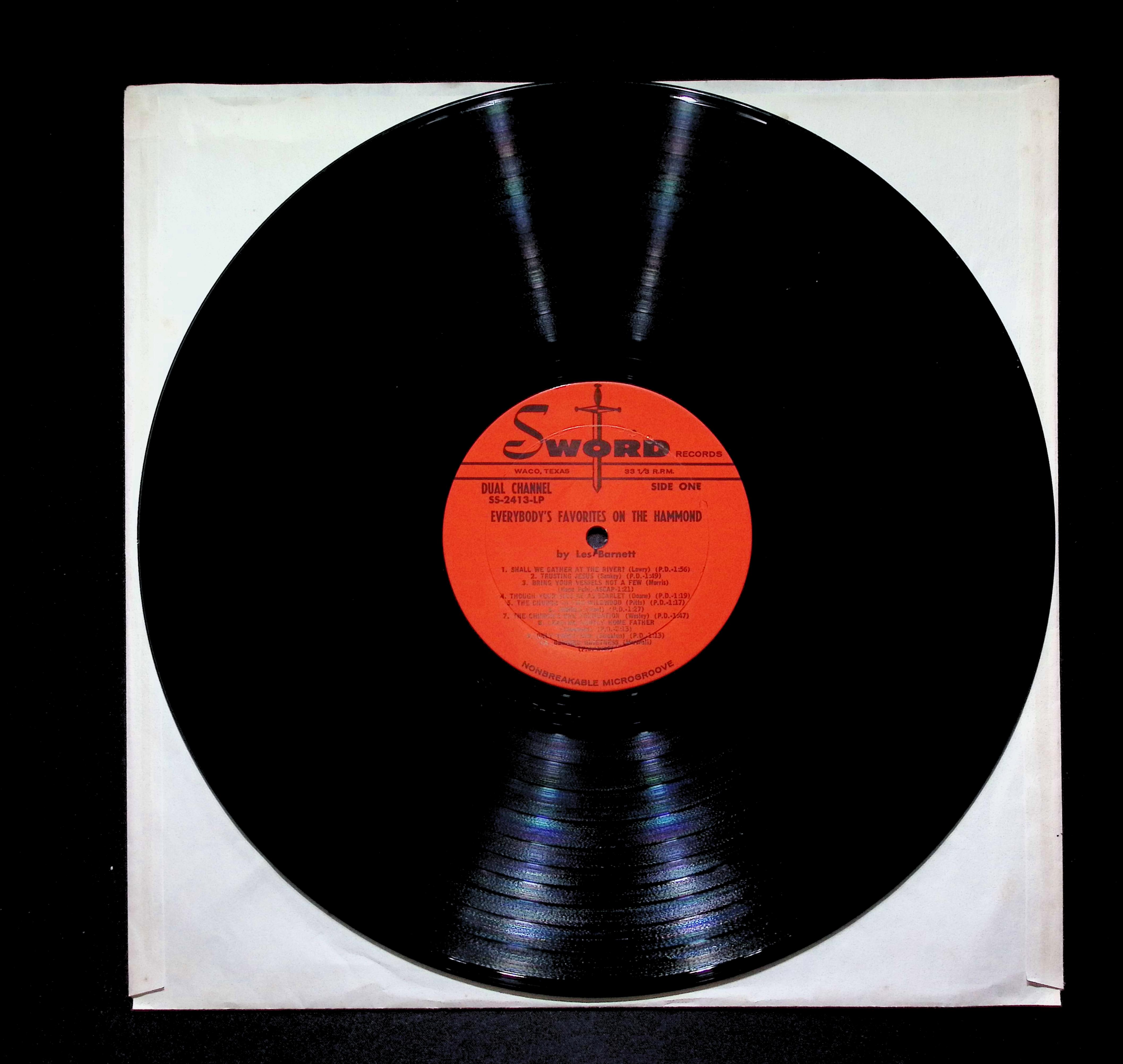 Les Barnett Everybody's Favorites on the Hammond 12" LP Unknown SS-2413-LP Unknown — image 3