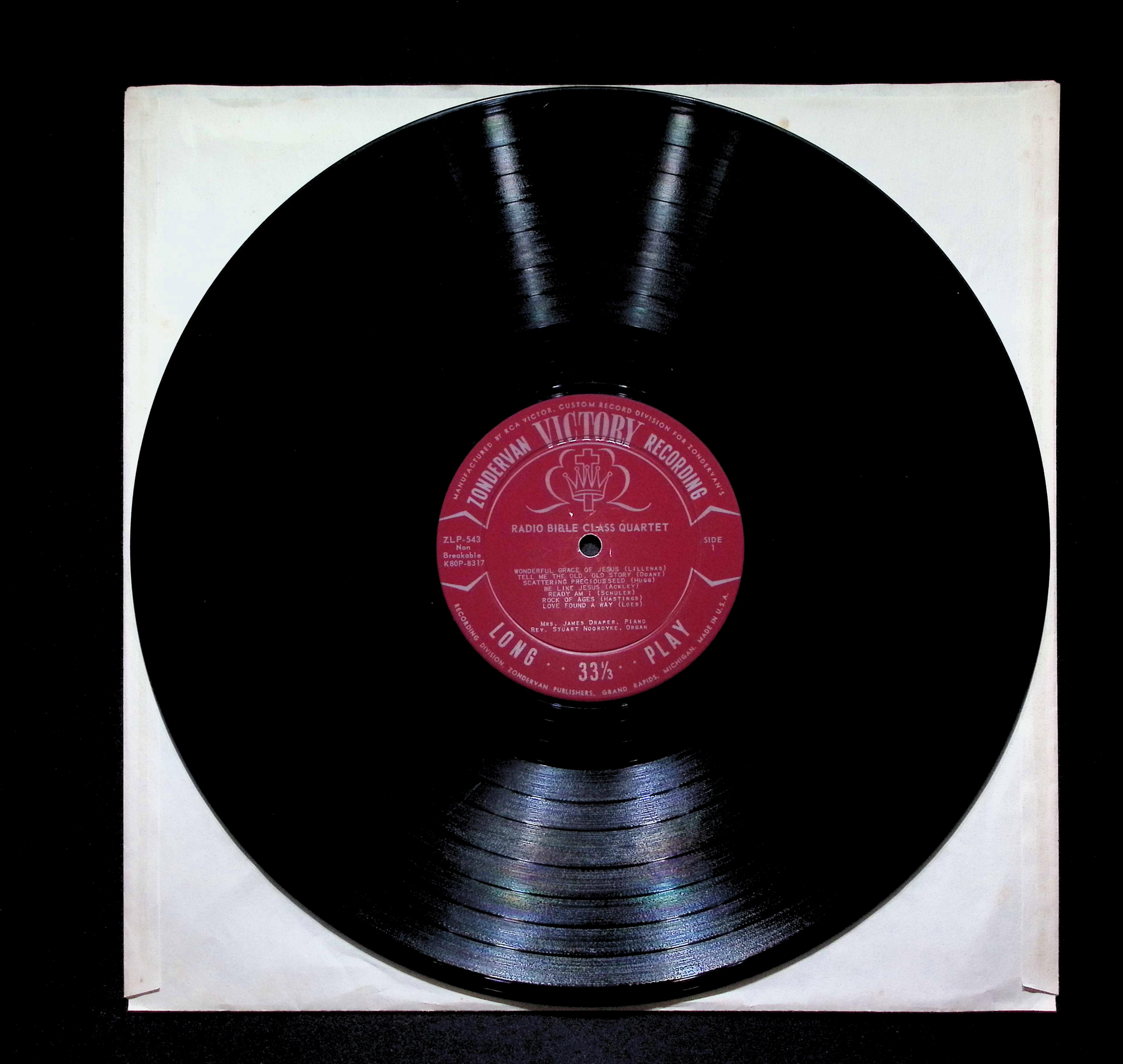 Radio Bible Class Quartet - Radio Bible Class Quartet 12" LP 2017 ZLP 543 — image 5