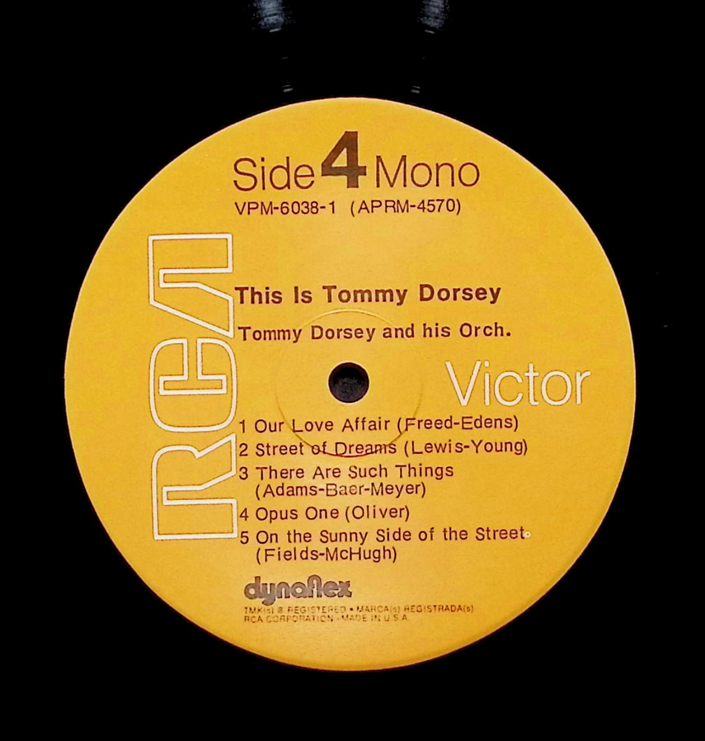 Tommy Dorsey - This Is Tommy Dorsey 12" LP 2020 RCA Victor Jazz — image 2